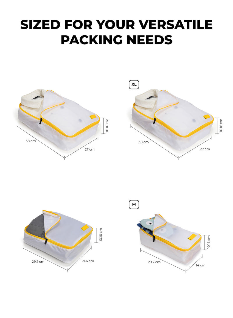Color_Still Loading Sunray | The Packing Cubes (Set of 4)