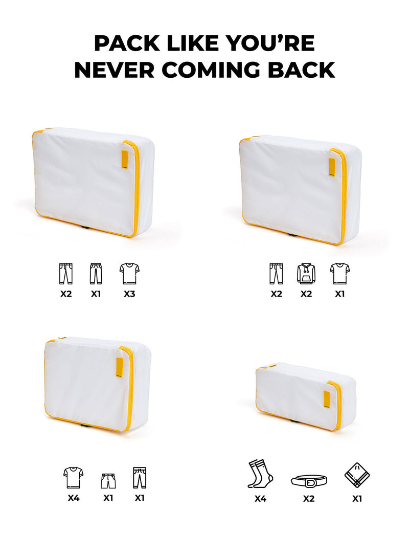 Color_Still Loading Sunray | The Packing Cubes (Set of 4)