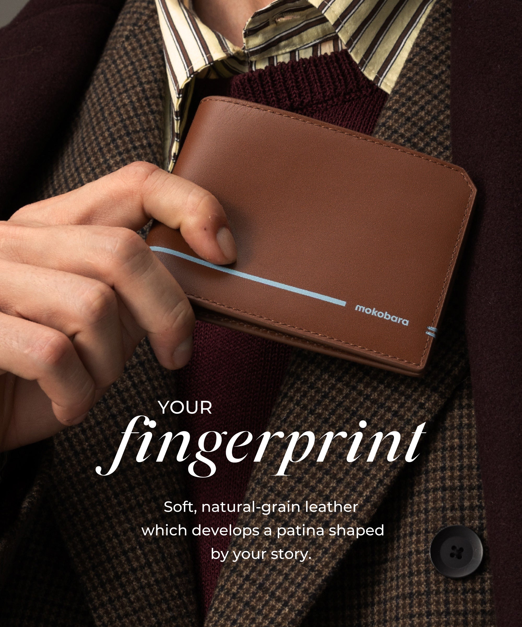 Color_ Tan Lines wallet | Bifold wallet