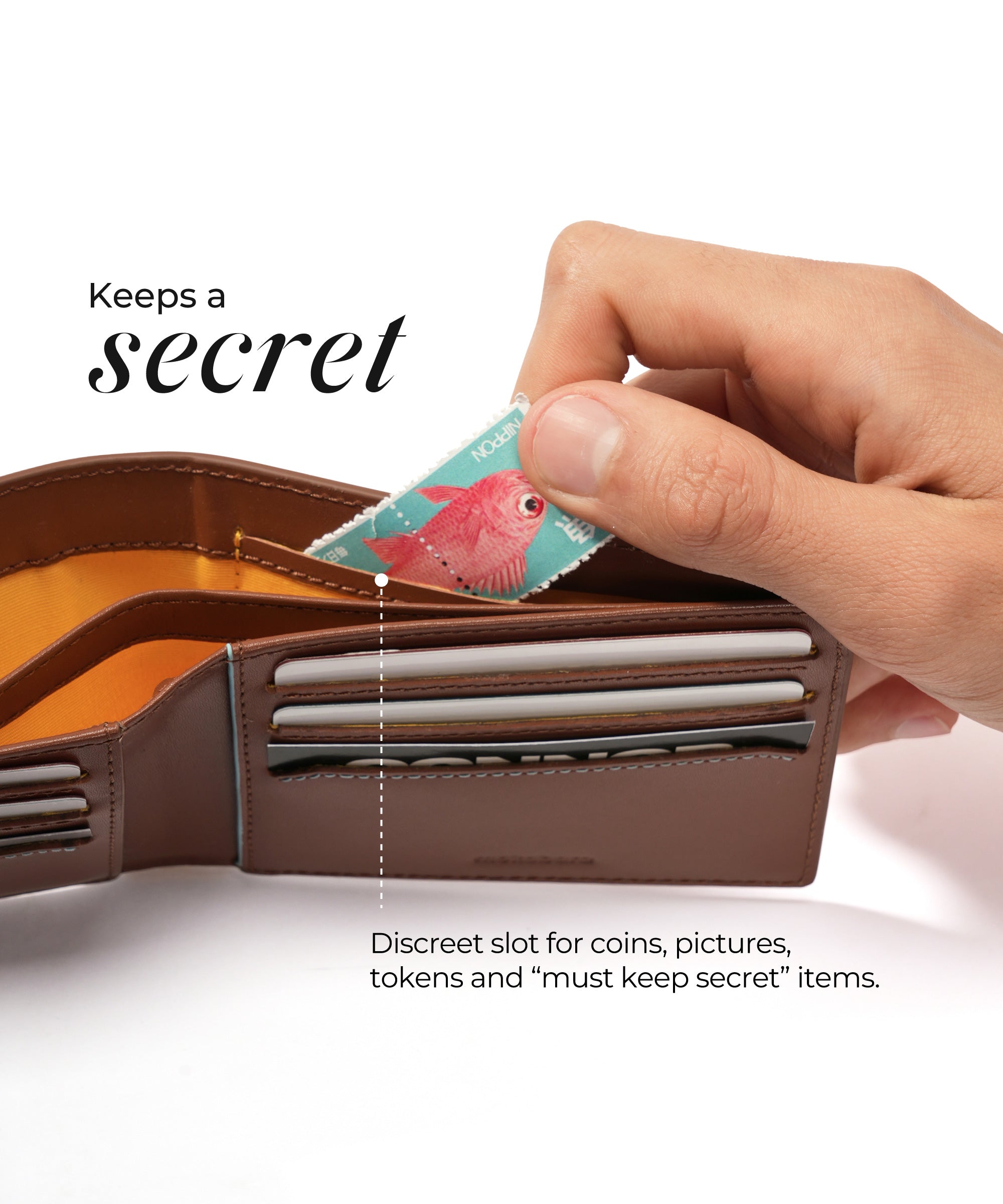 Color_ Tan Lines wallet | Bifold wallet