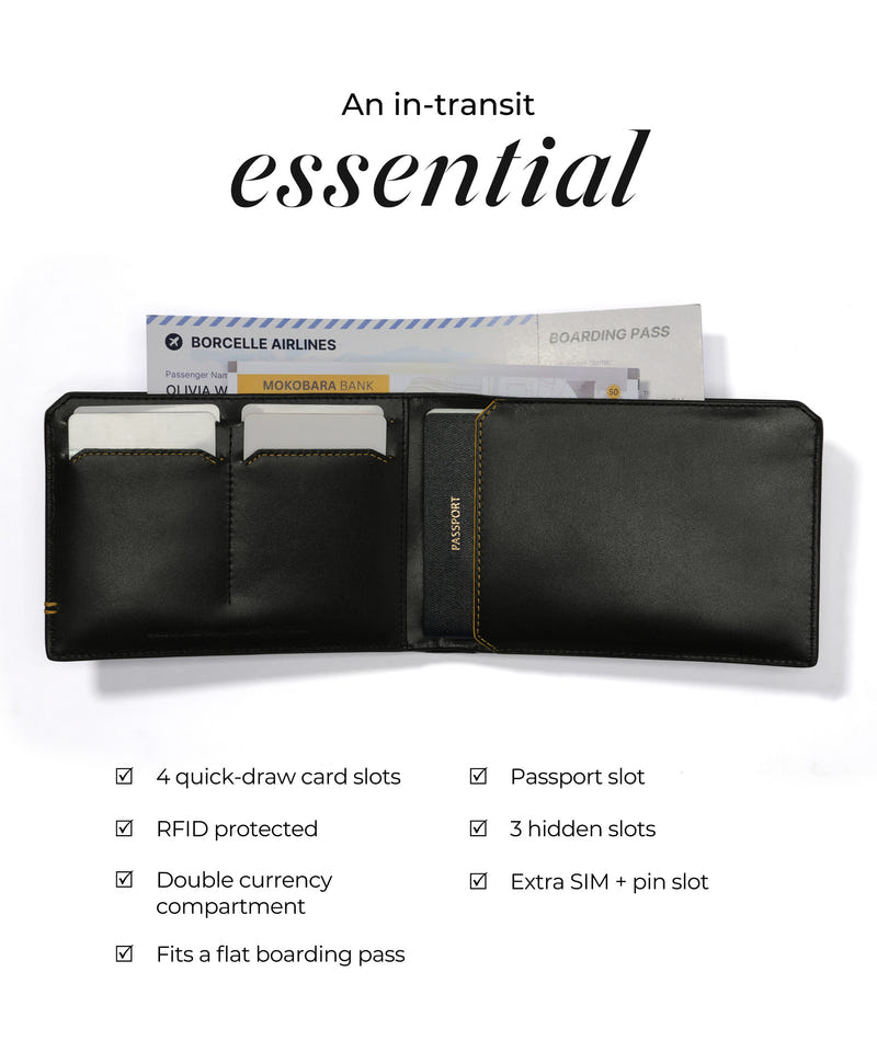 Color_Money Moves | The Stash Bifold Travel Wallet