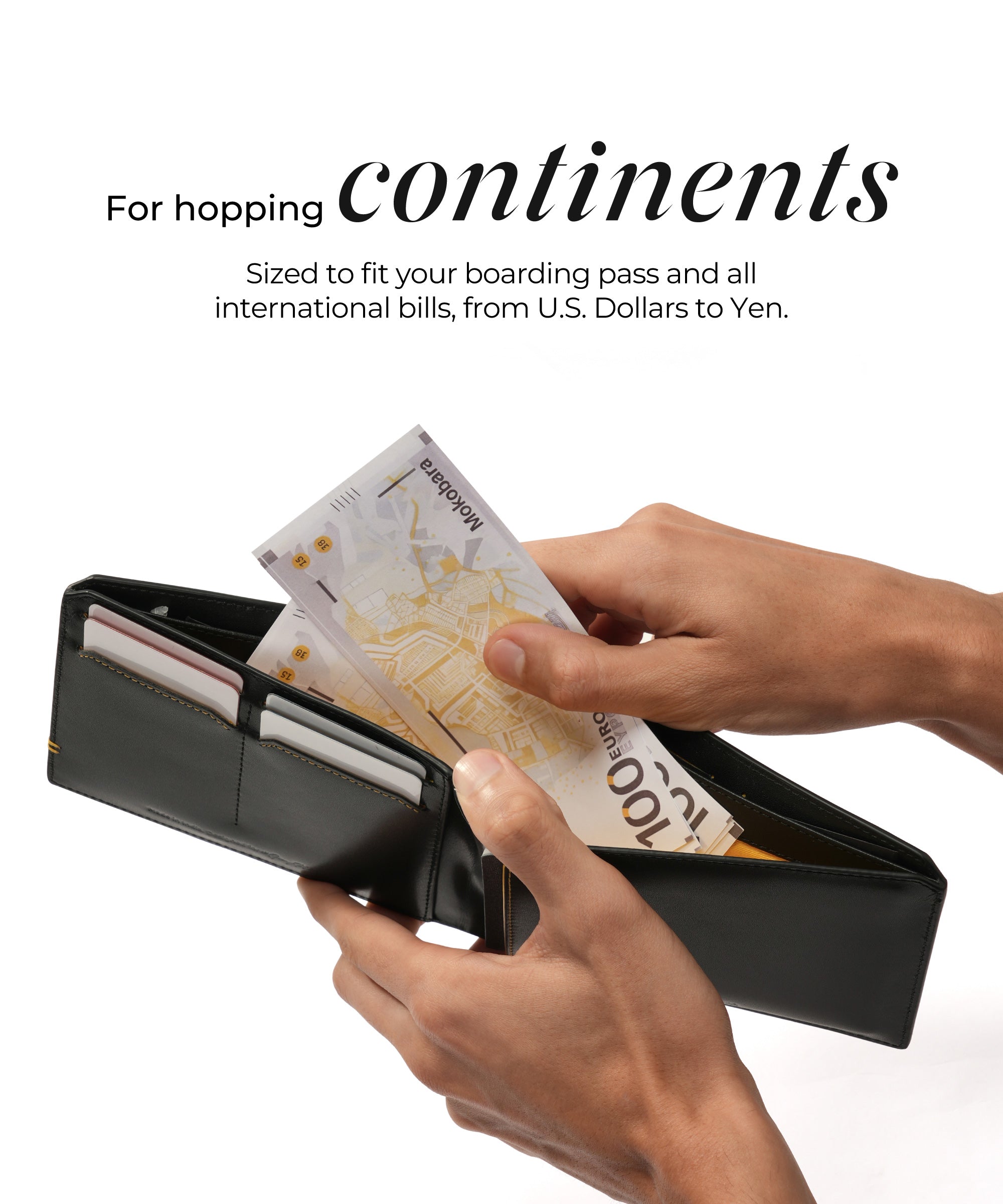 Color_Money Moves | The Stash Bifold Travel Wallet