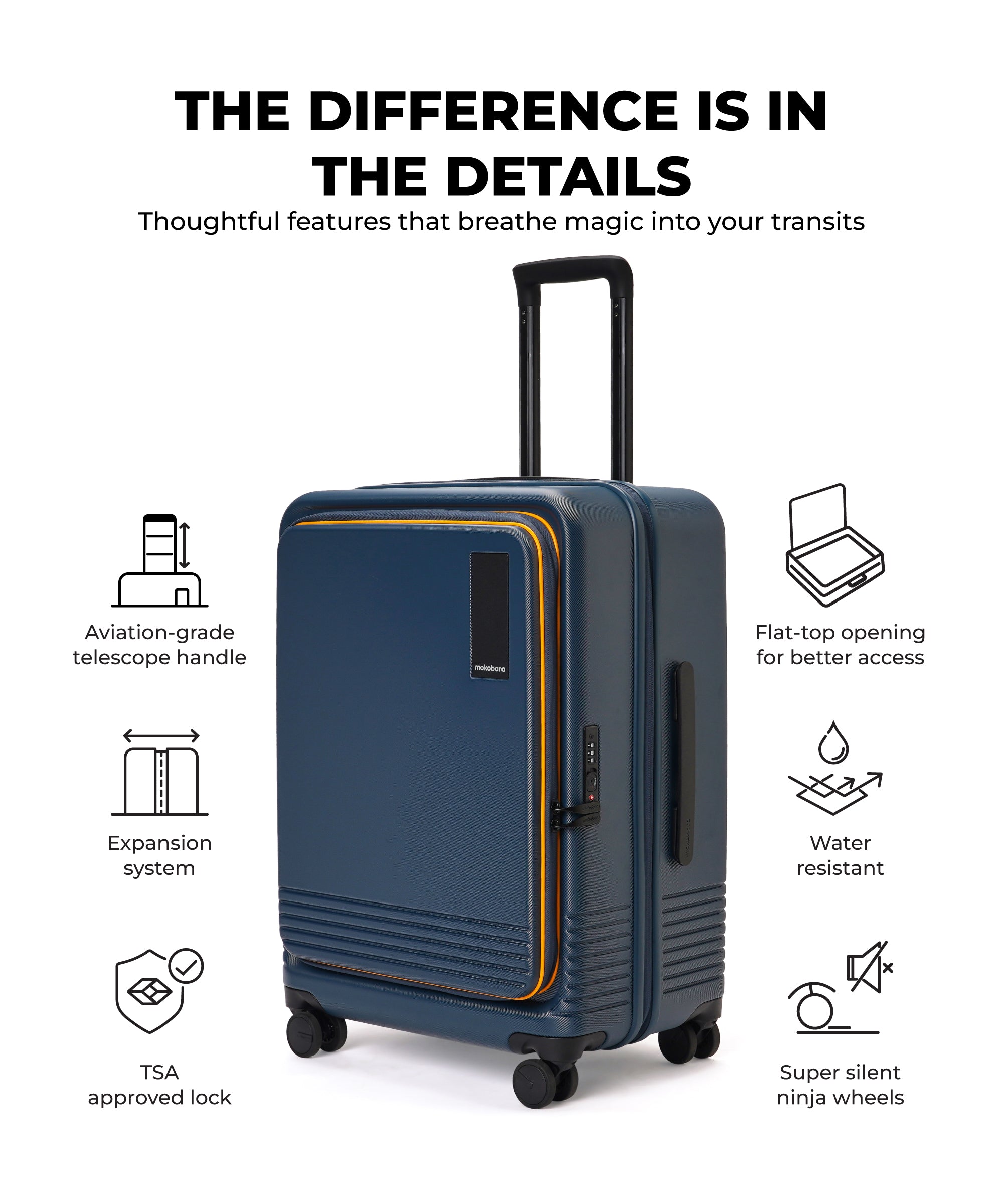 Color_Ocean Sunray | The Access Check-in Luggage