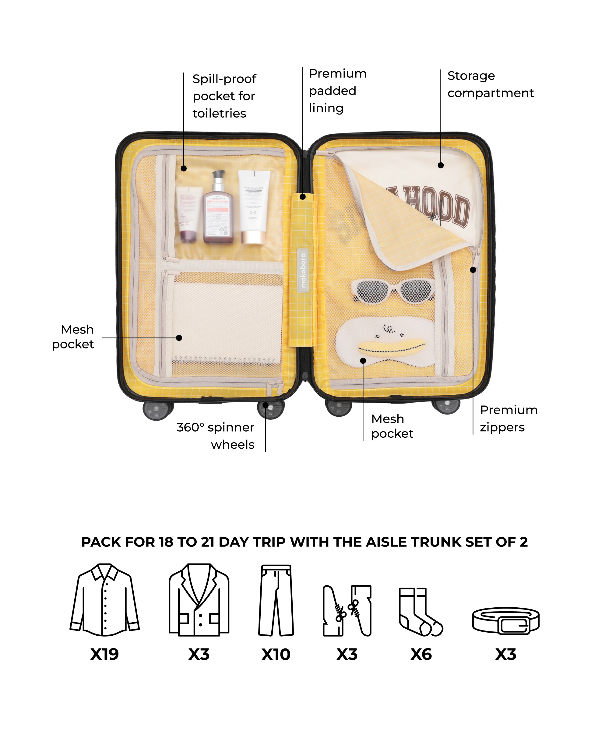 Color_Money Moves | The Aisle Trunk - Set of 2