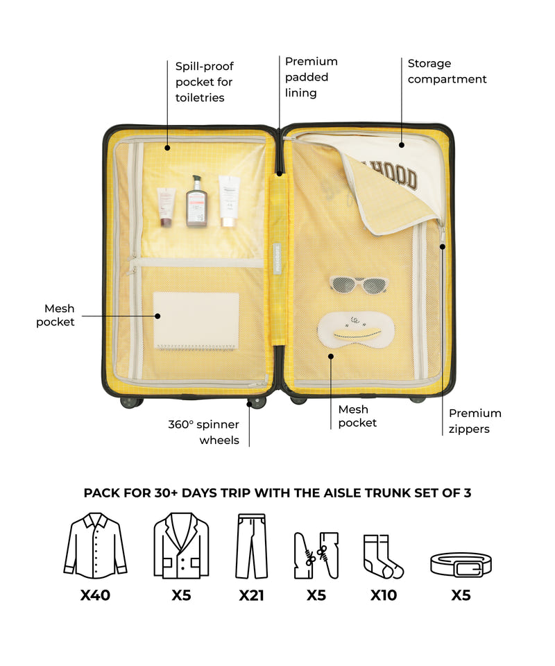 Color_Homegrown | The Aisle Trunk - Set of 3