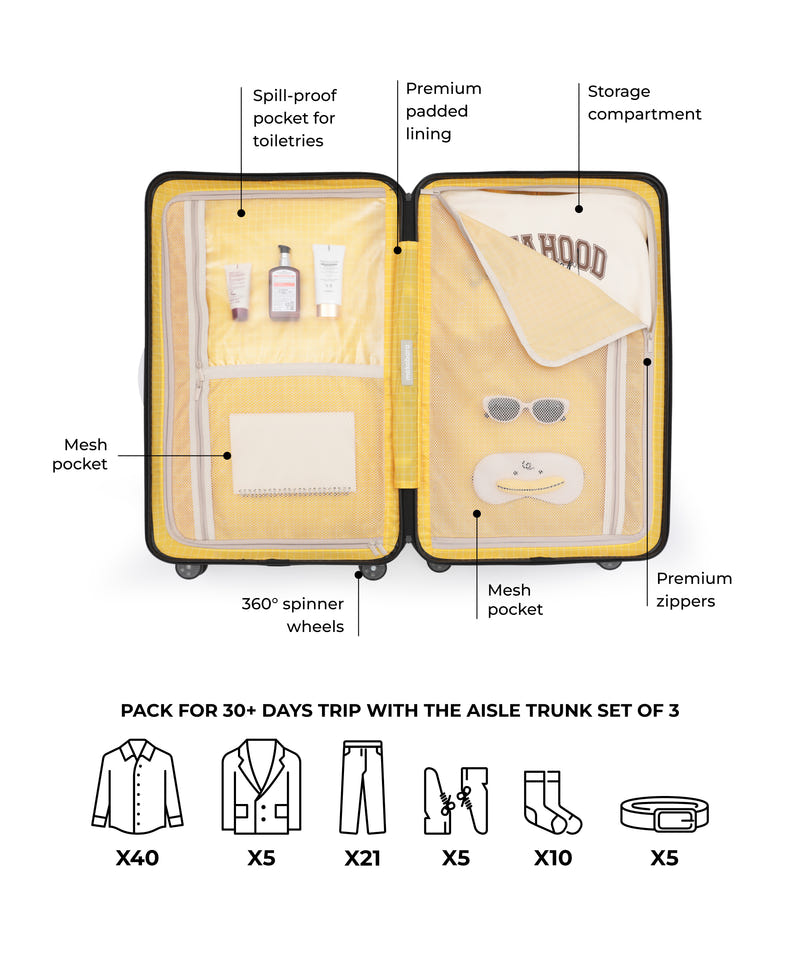 Color_Money Moves | The Aisle Trunk - Set of 3