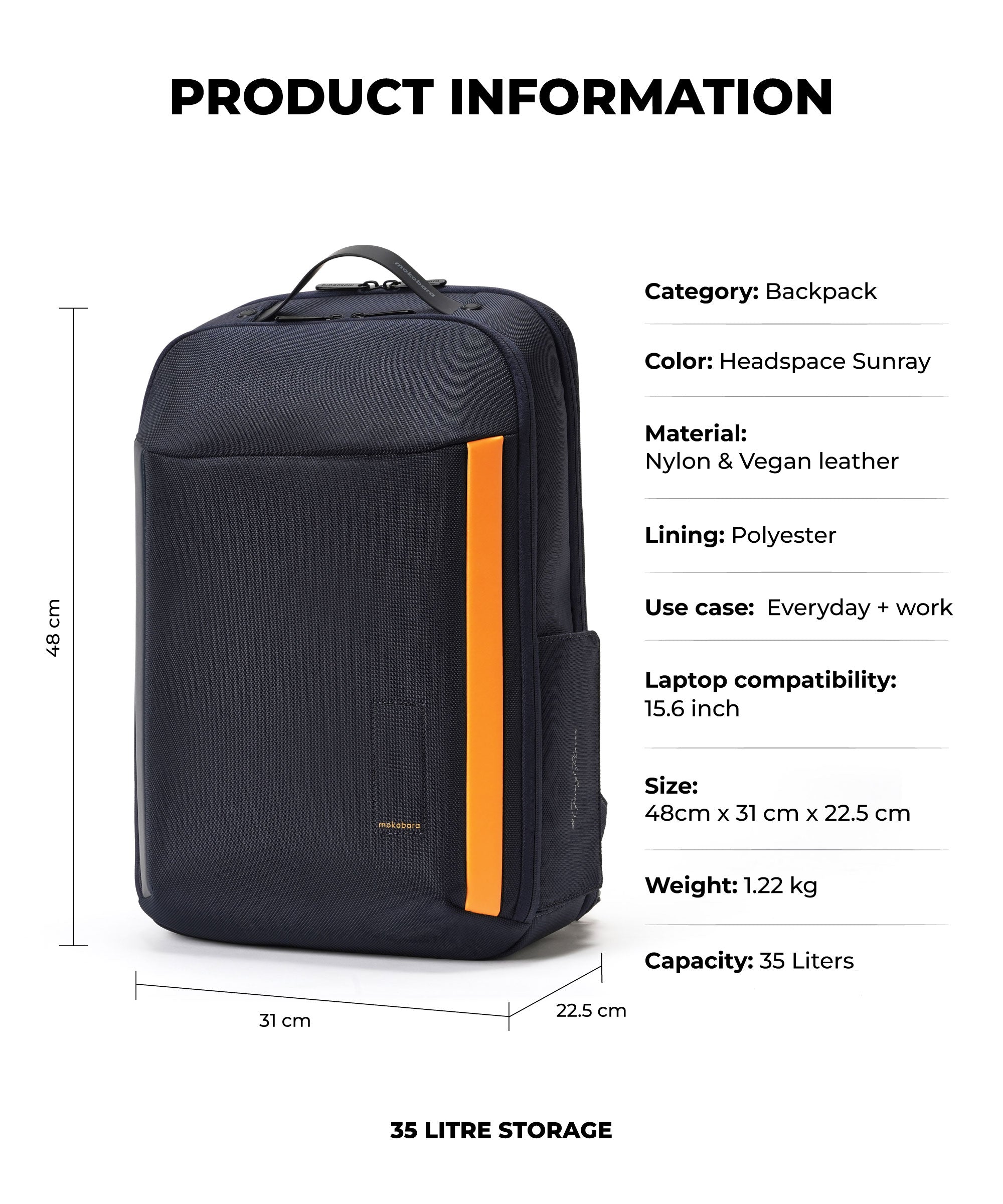 Color_Headspace Sunray | The Autopilot Backpack