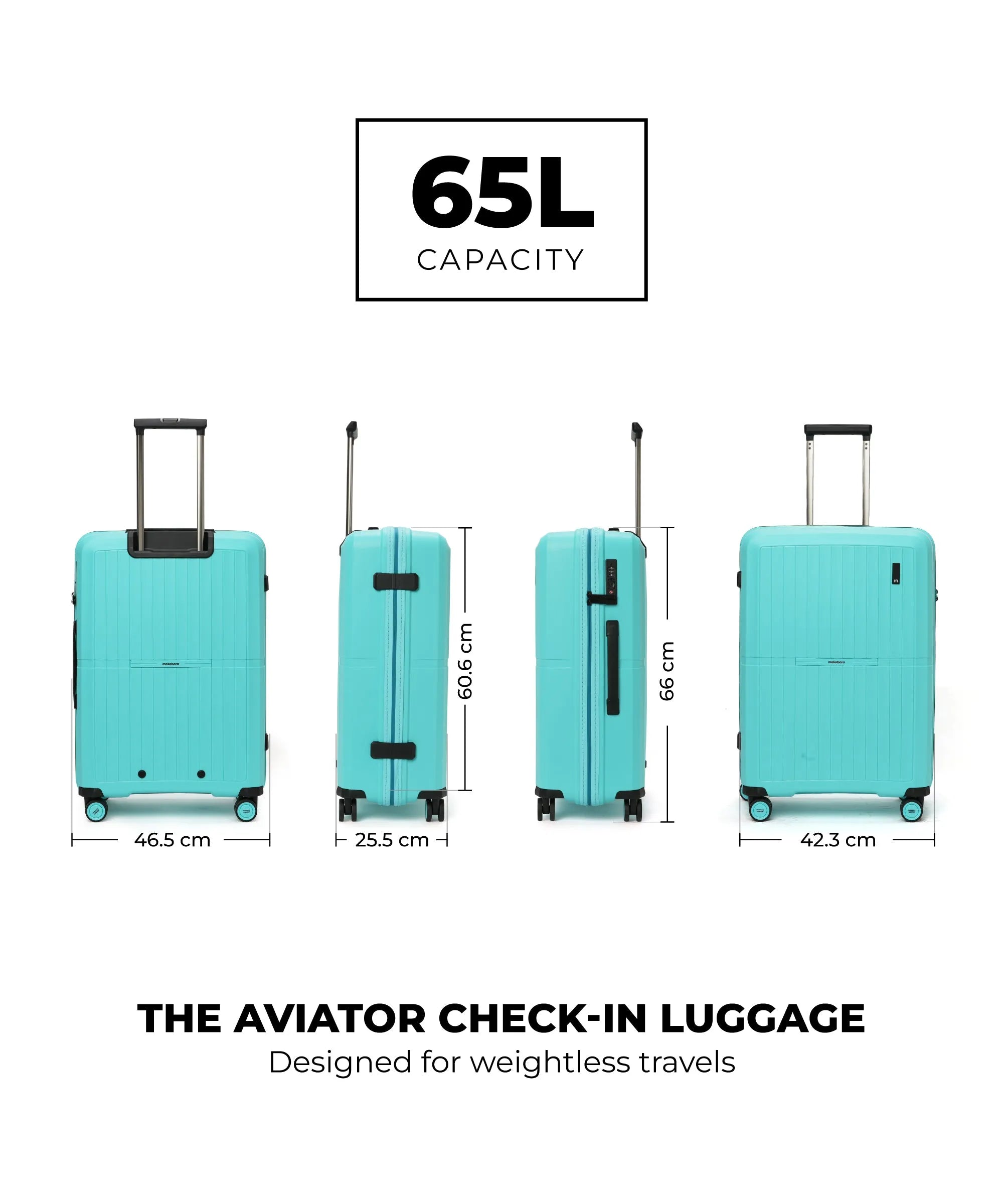 Color_Out of the Blue | The Aviator Check-In Luggage