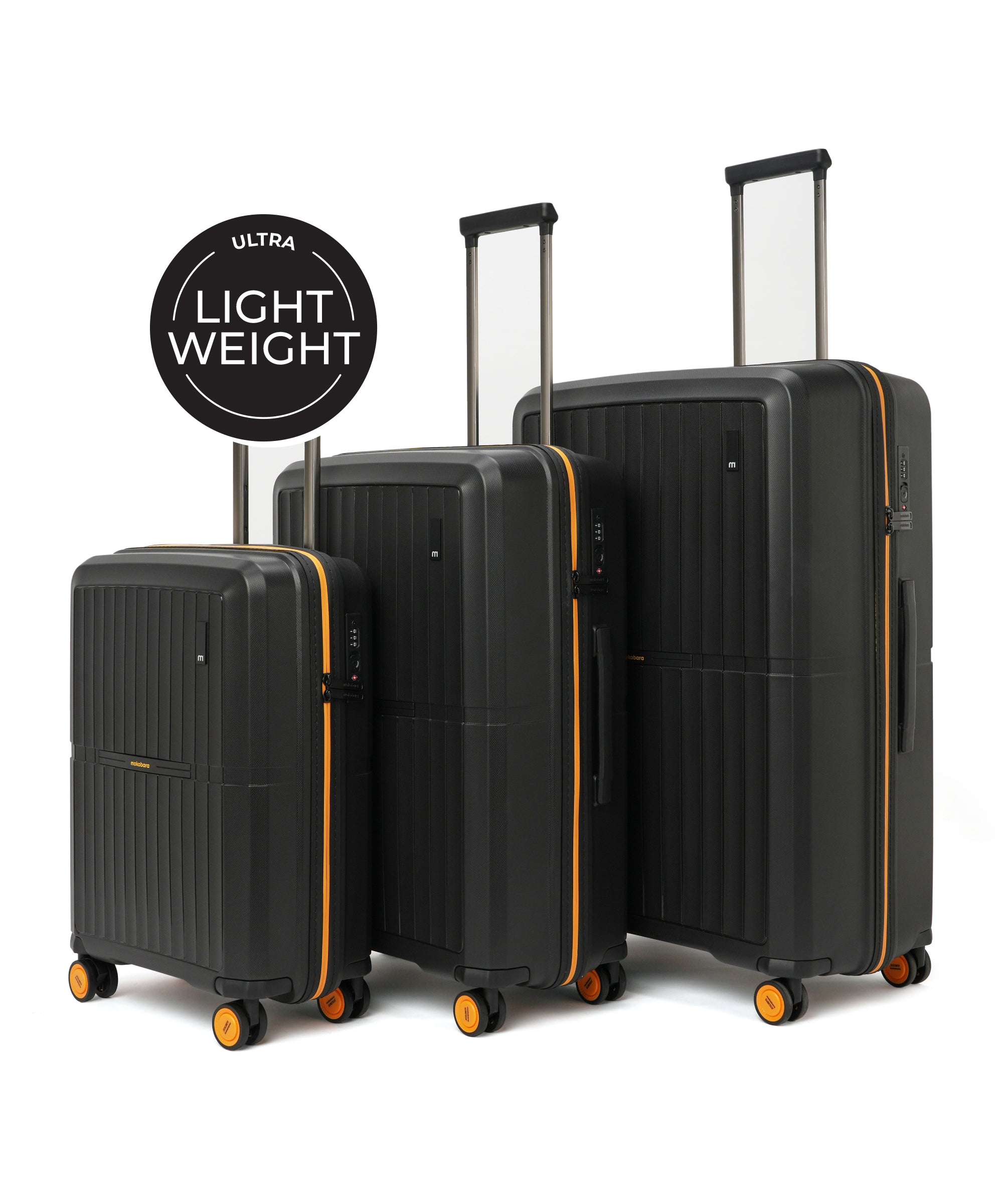 Color_Crypto | The Aviator Set of 3 Luggage