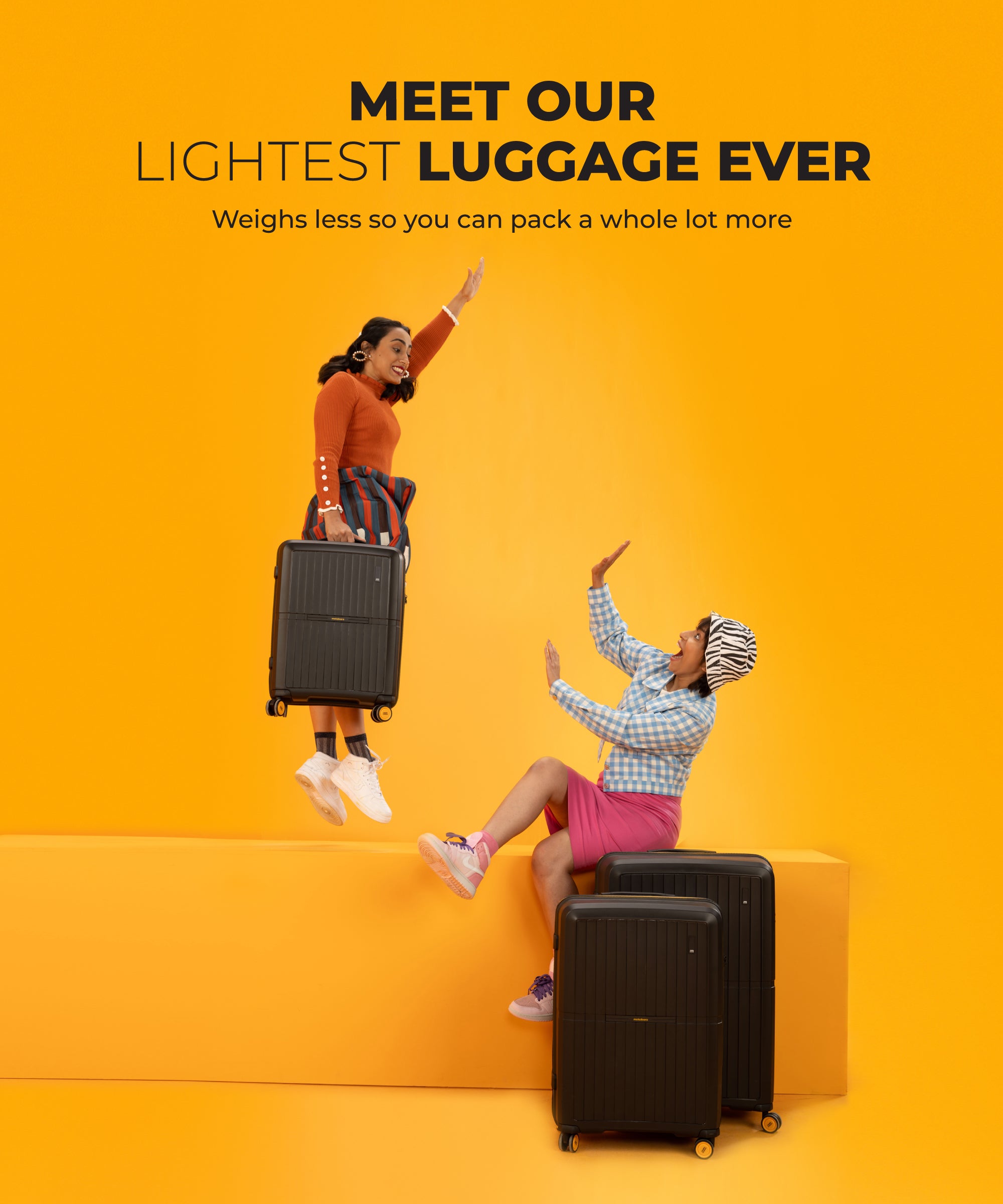 Color_Crypto | The Aviator Set of 3 Luggage