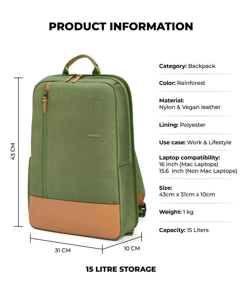 Color_Rainforest | The Backpack Lite - 15L