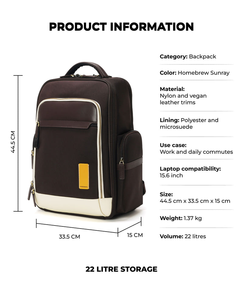 Color_Homebrew Sunray | The Bass Backpack - 22L