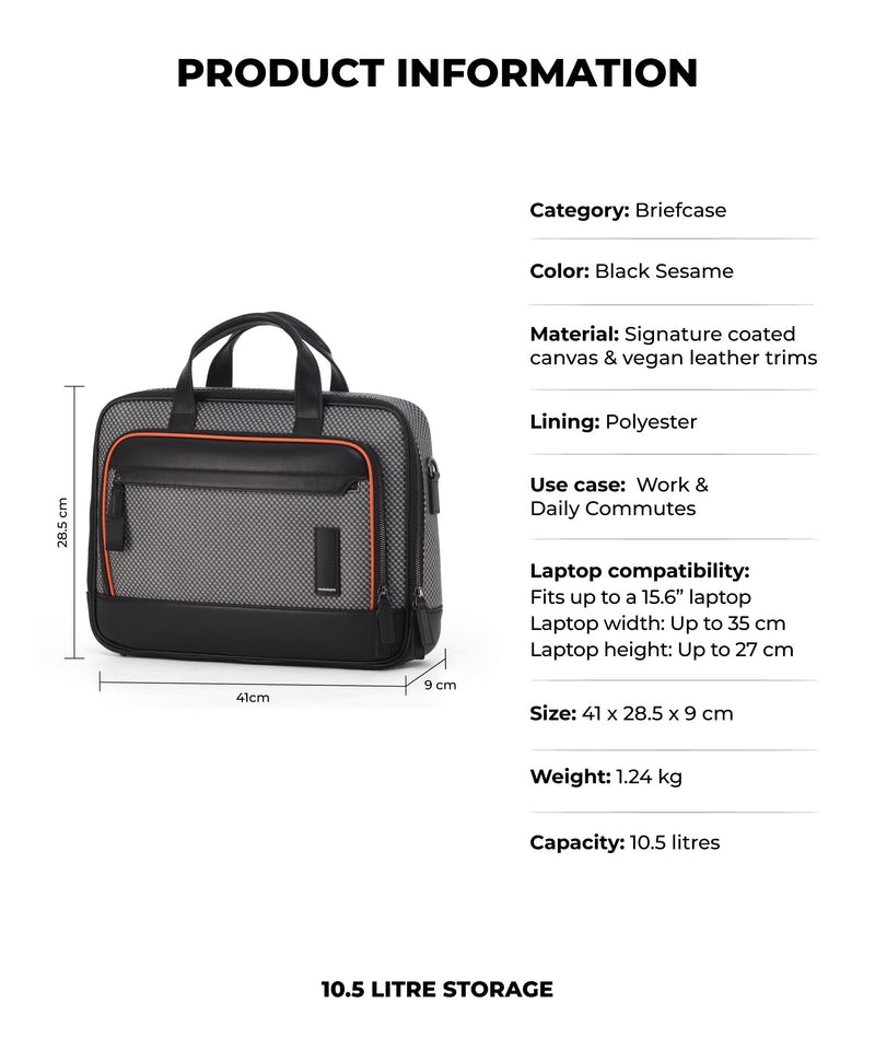 Color_Black Sesame | The Bass Briefcase