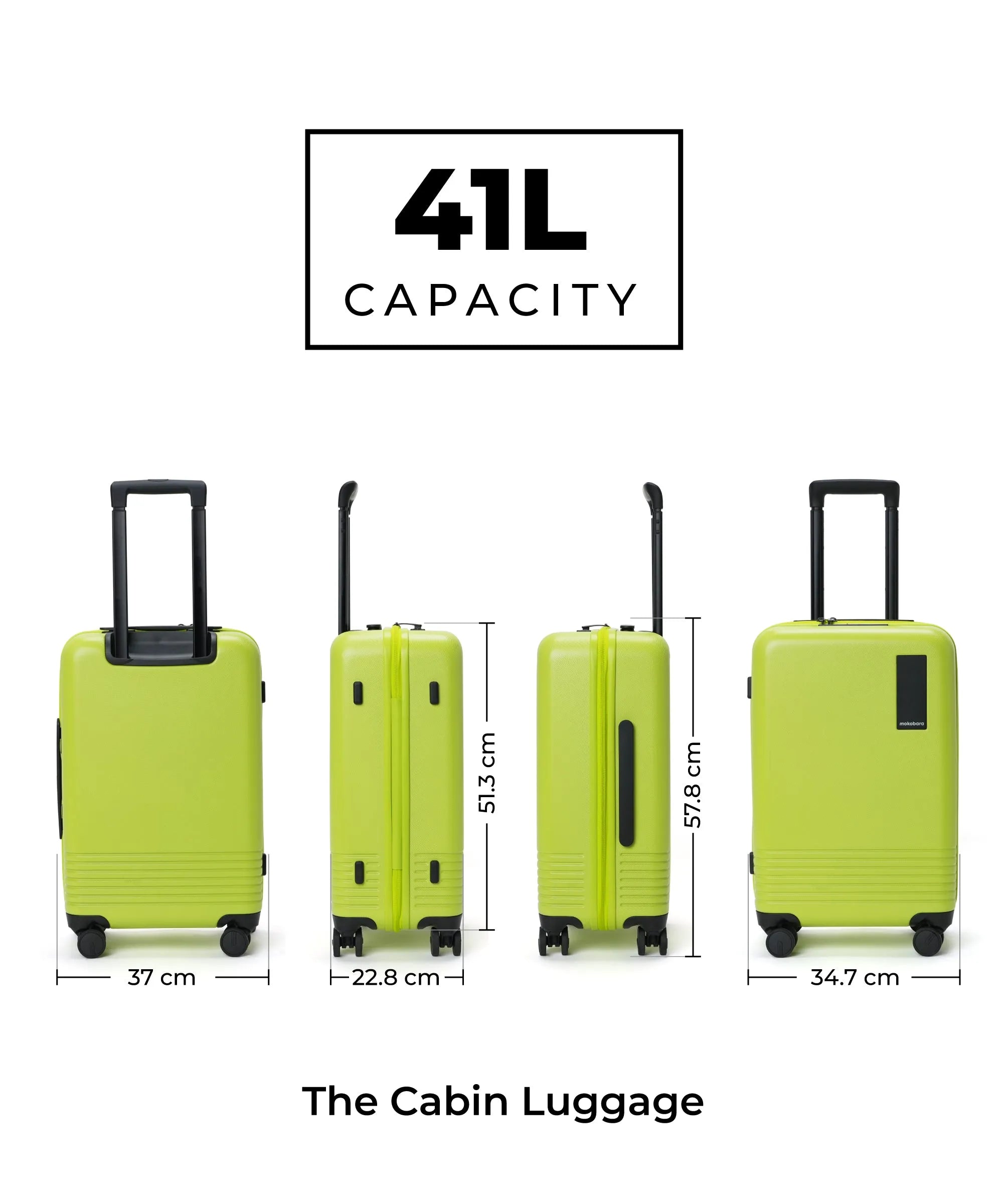 Color_Happy Green | The Cabin Luggage