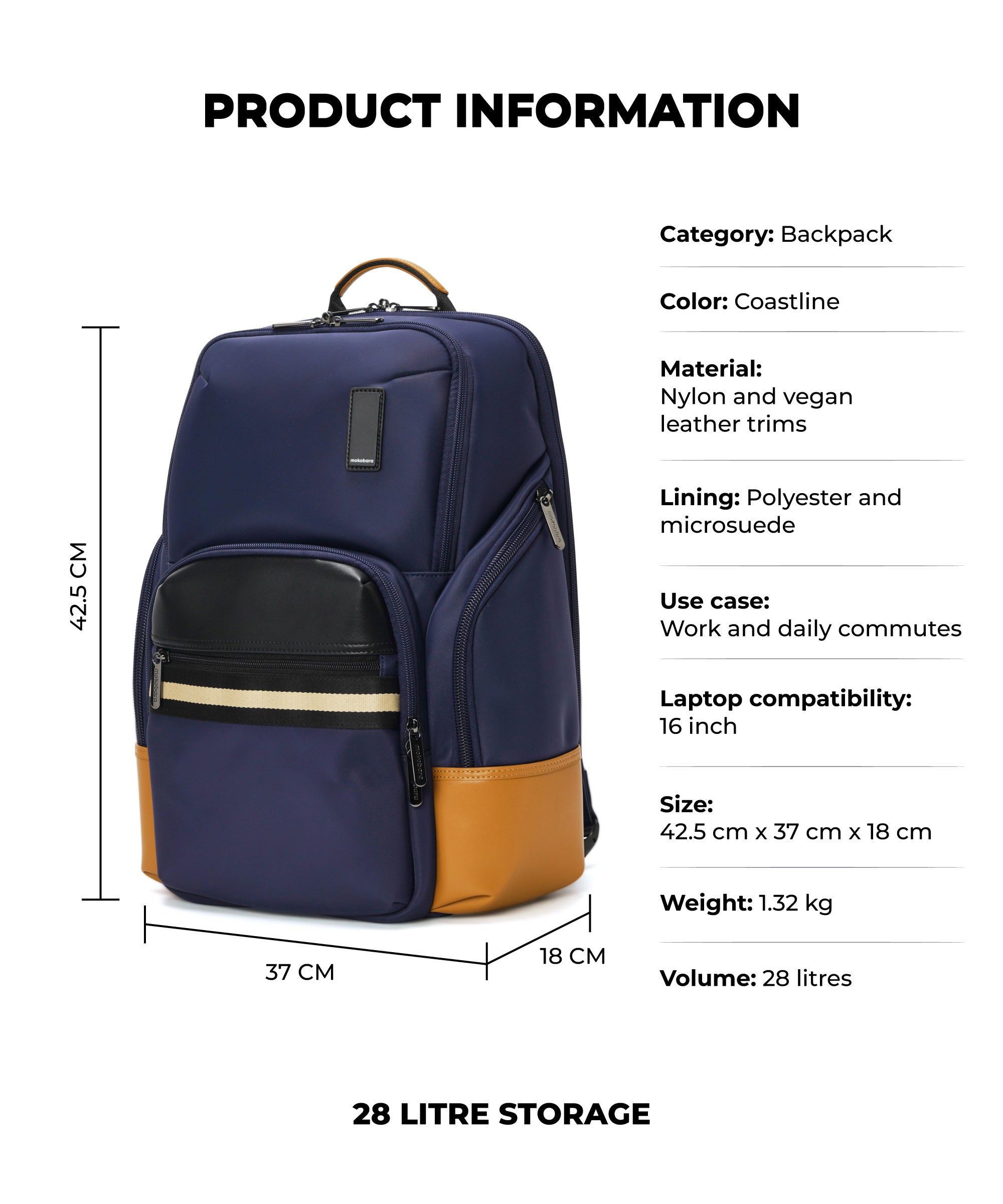 Color_Coastline | The Coupe Backpack