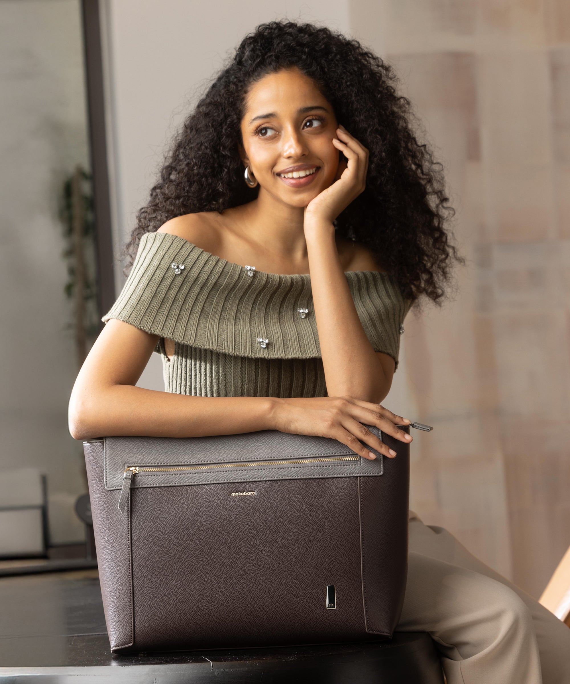 Color_Black Coffee 2.0 | The Dawn Tote