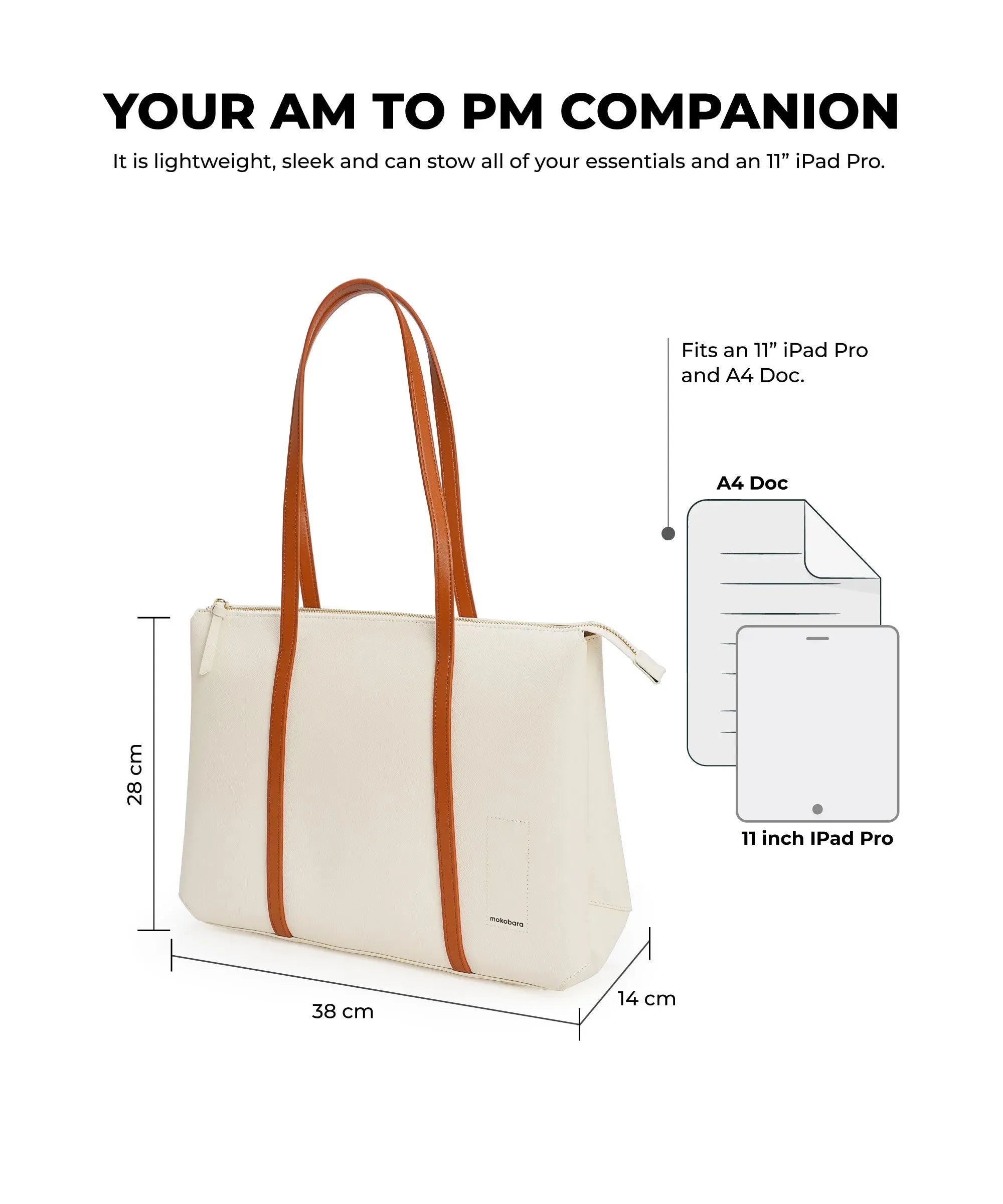 Color_Coconut Cream | The Easy Going Tote