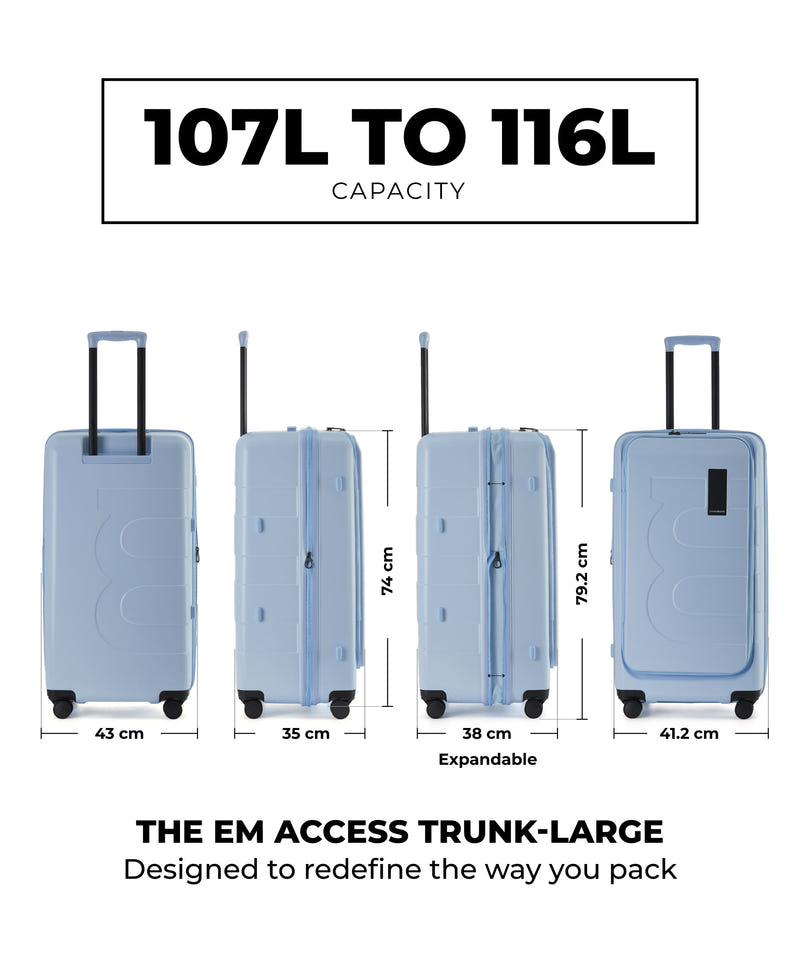 Color_Shy Blue | The Em Access Trunk-Large