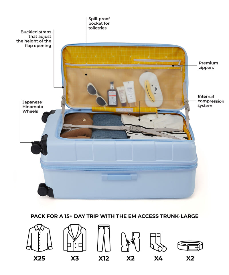 Color_Shy Blue | The Em Access Trunk-Large