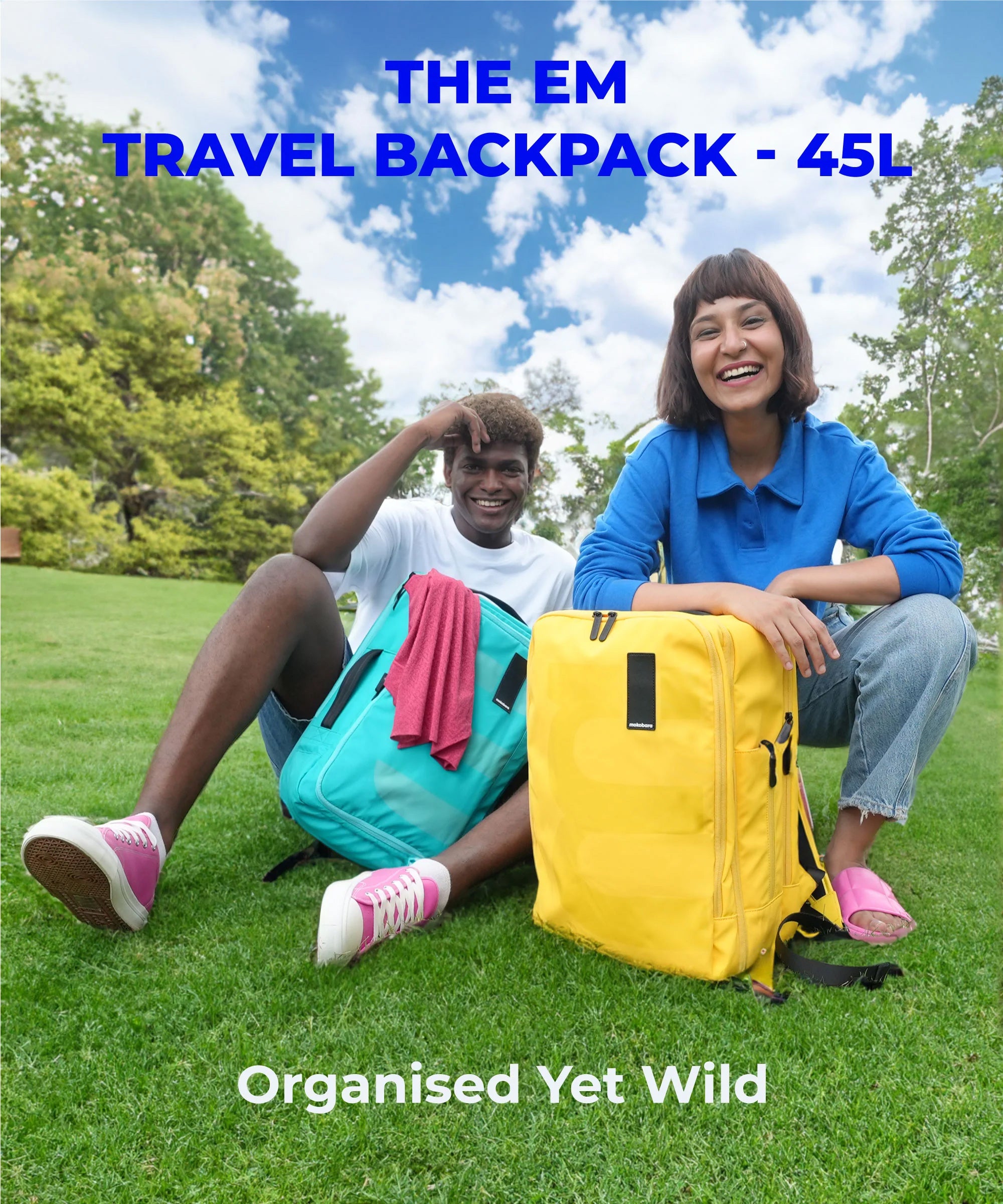Color_ Green Energy 2.0 | The Em Travel Backpack - 45L