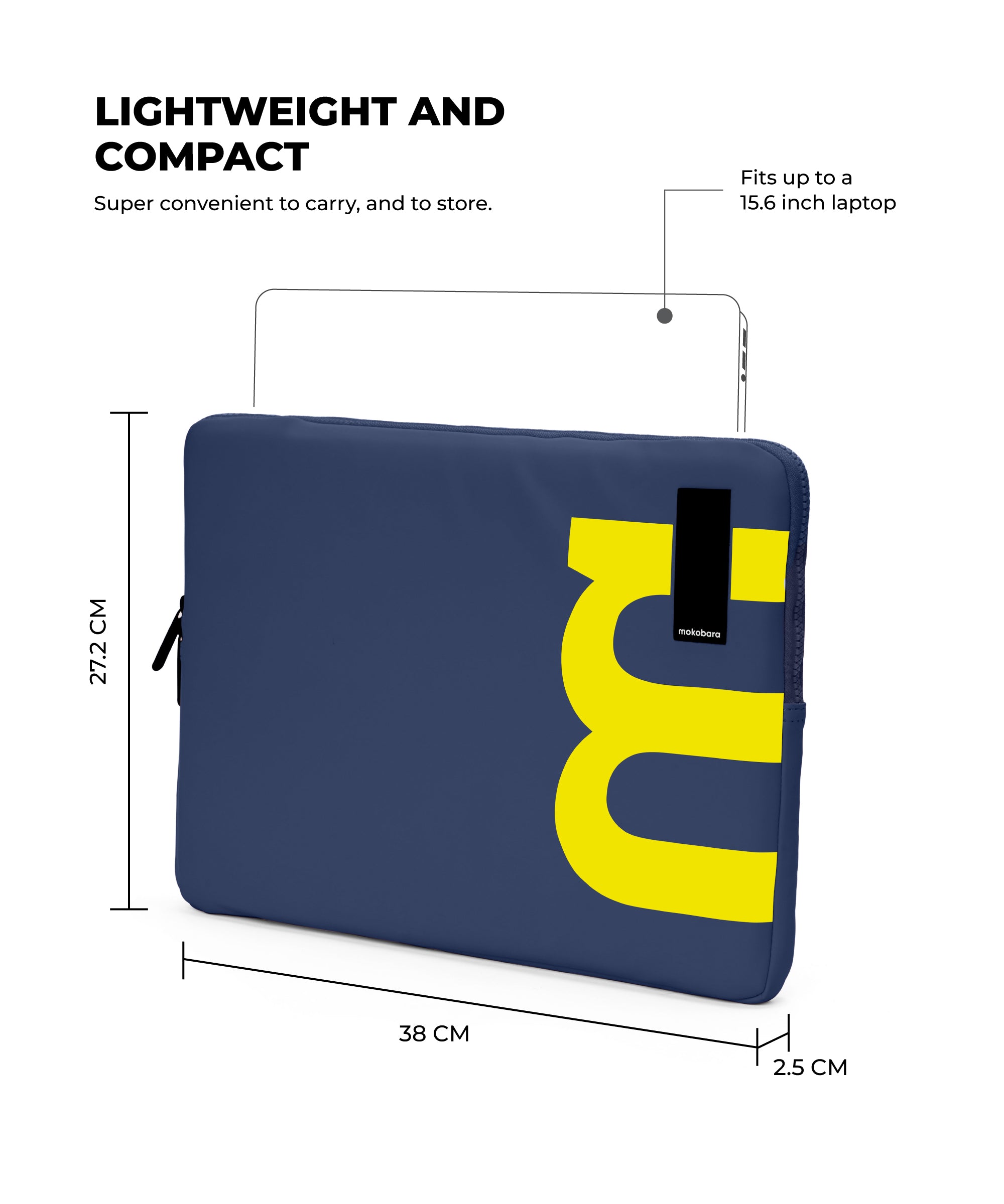 The Em Laptop Sleeve Large - Main Image