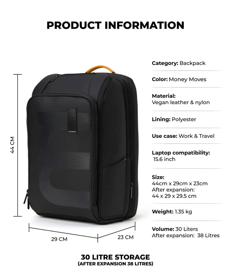 Color_Money Moves | The Em Telescope Backpack - 38 L
