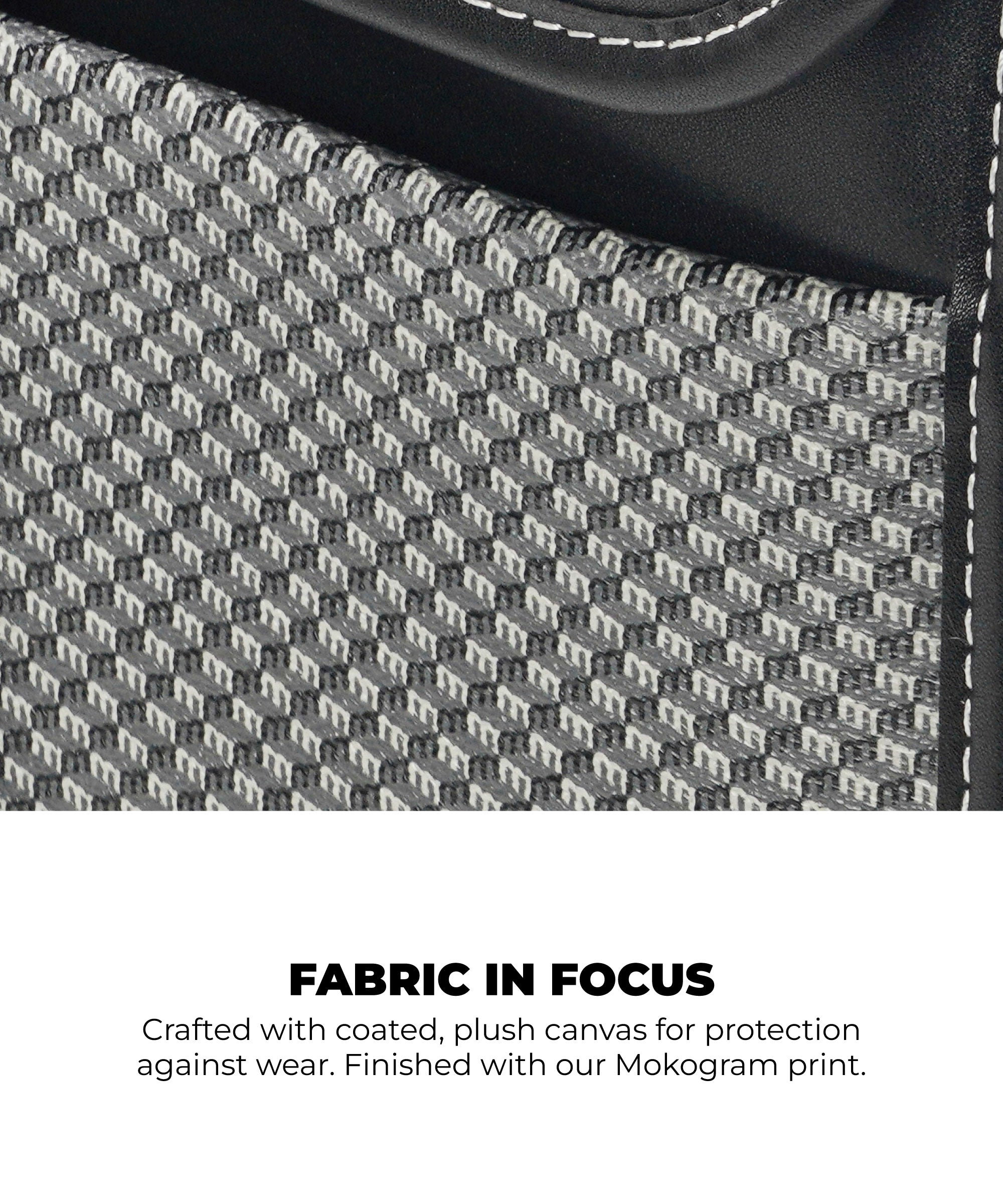 Color_Mokogram Black Sesame | The FNO Briefcase