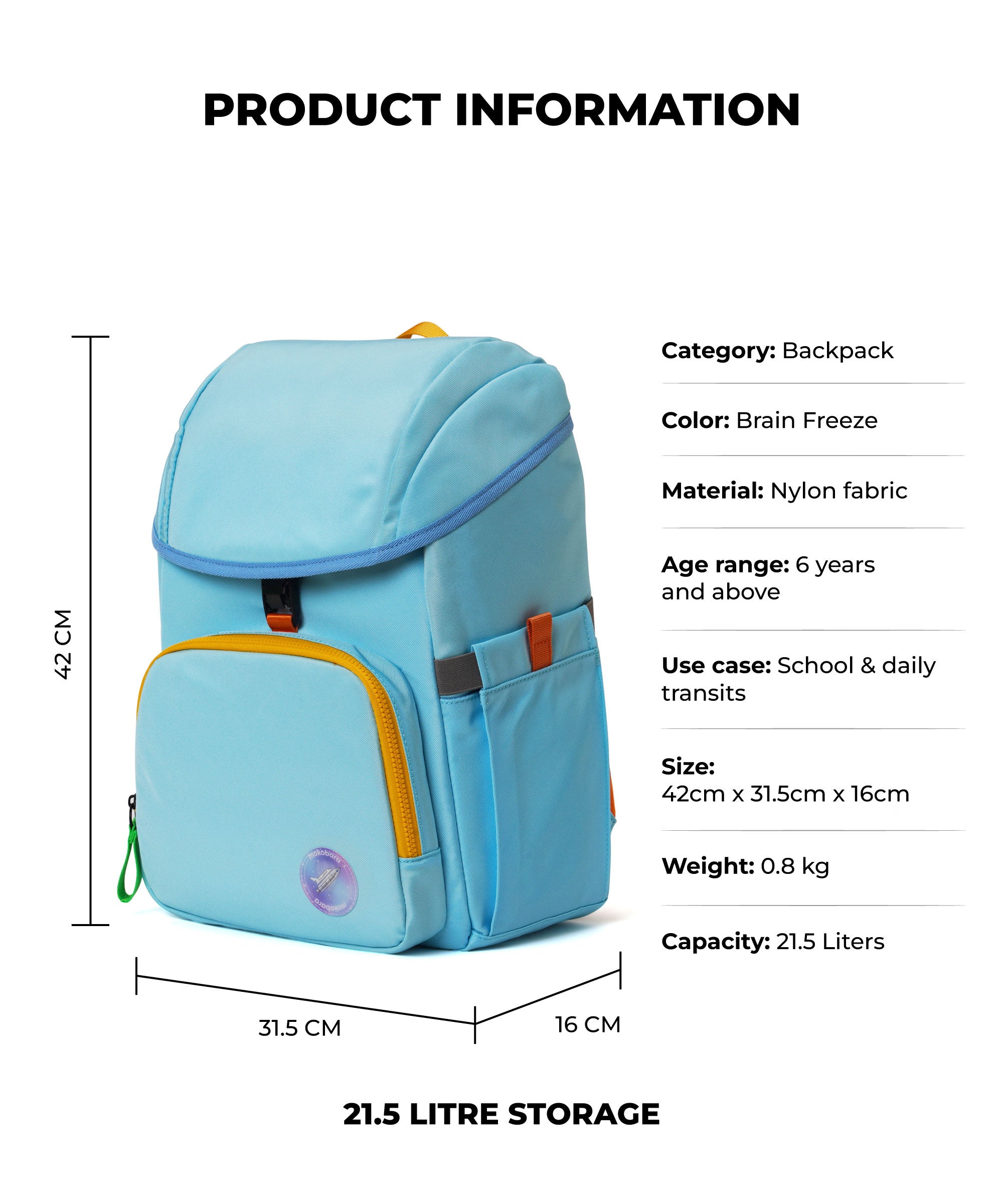 Color_Brain Freeze | The Firefly Backpack