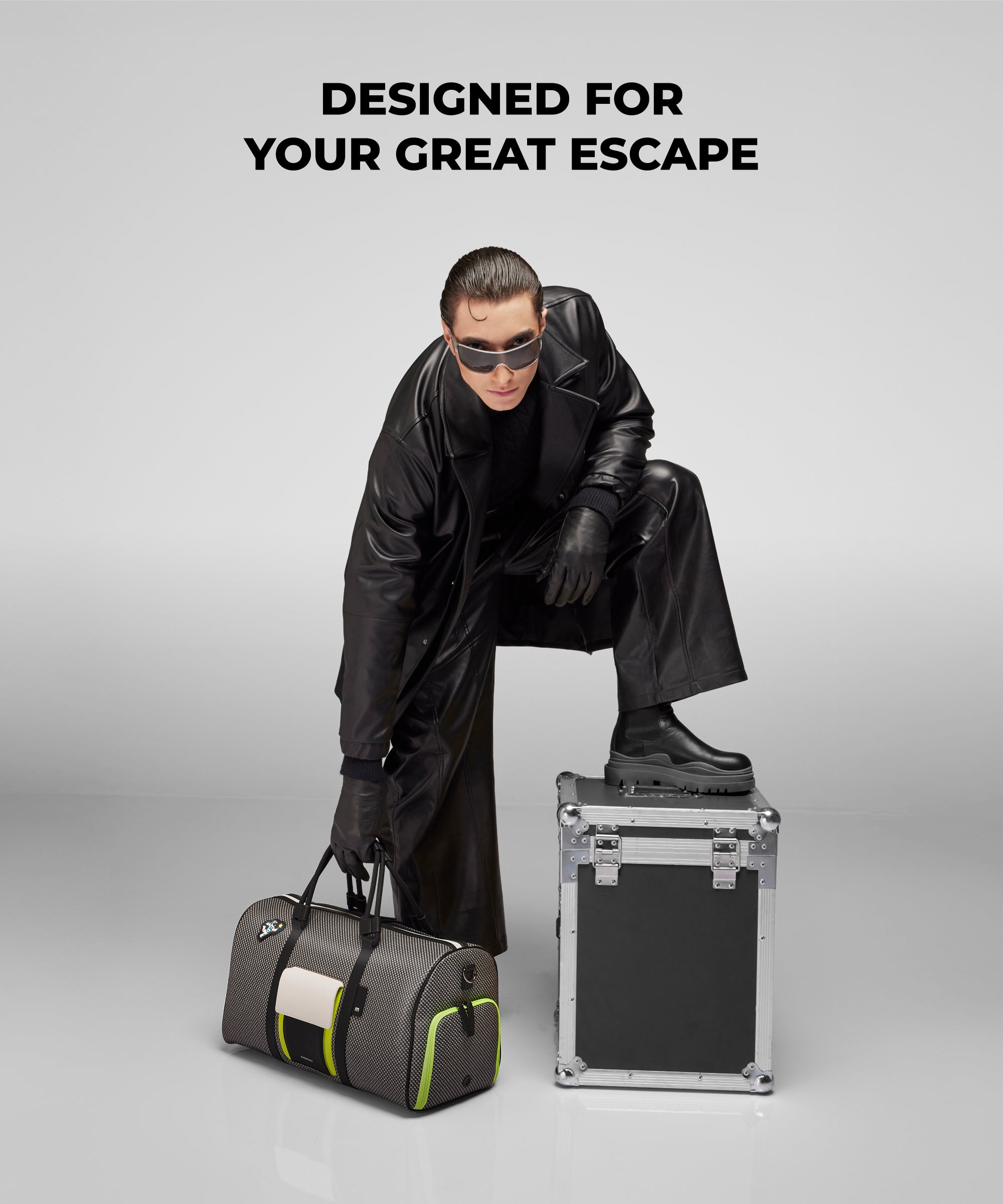 Color_Black sesame | The Heist Duffle