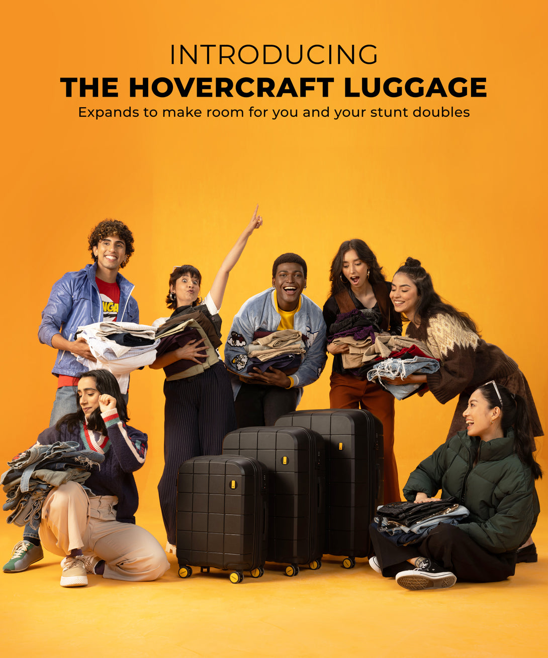 The Hovercraft Set of 3 Luggage
