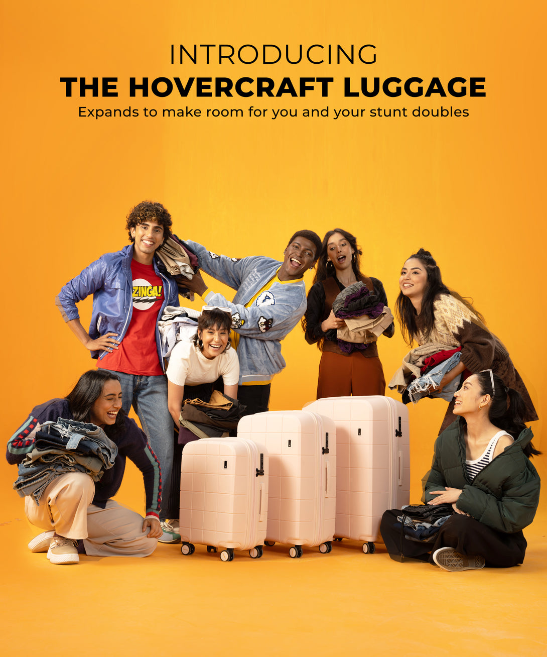 The Hovercraft Set of 3 Luggage