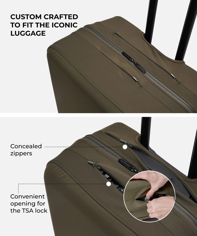 Size_Cabin - Seaweed Green | The Iconic Luggage Cover