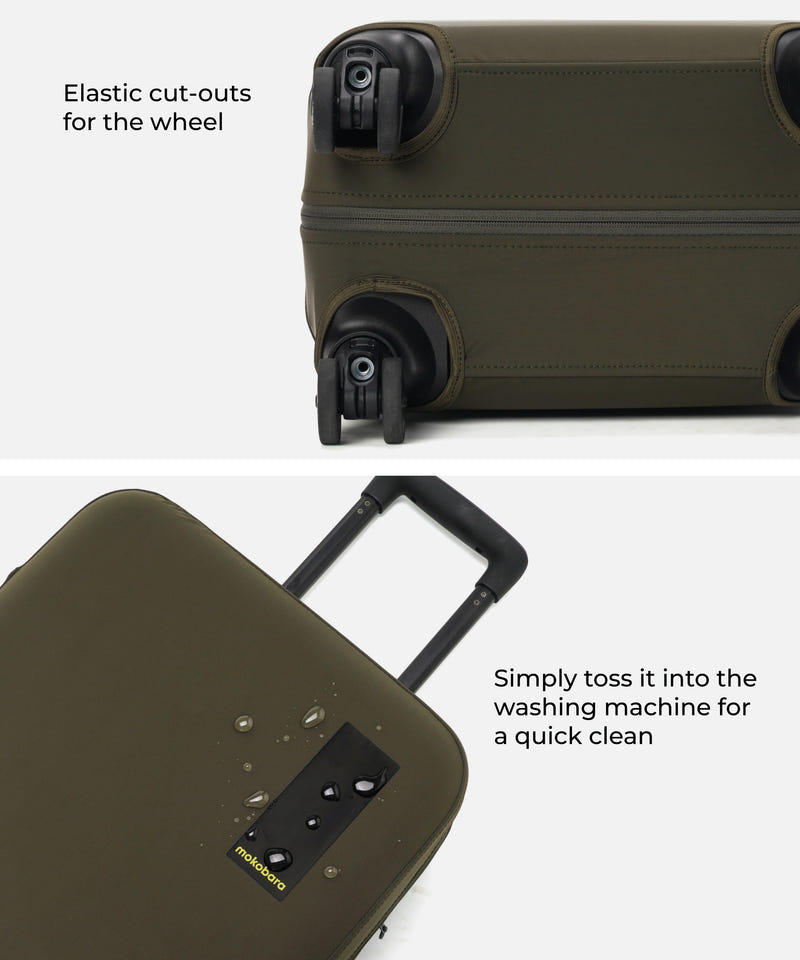 Size_Cabin - Seaweed Green | The Iconic Luggage Cover
