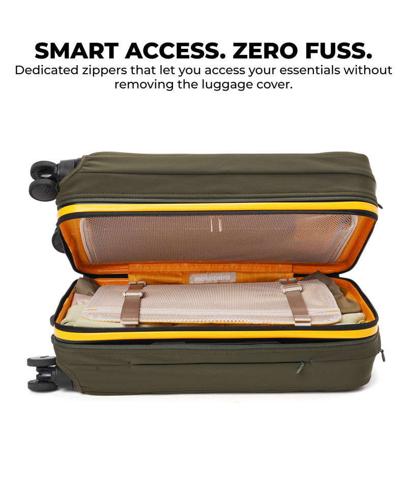 Size_Cabin - Seaweed Green | The Iconic Luggage Cover