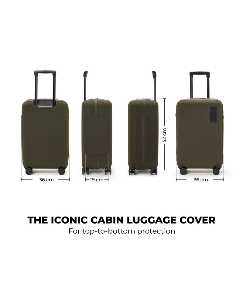 Size_Cabin - Seaweed Green | The Iconic Luggage Cover