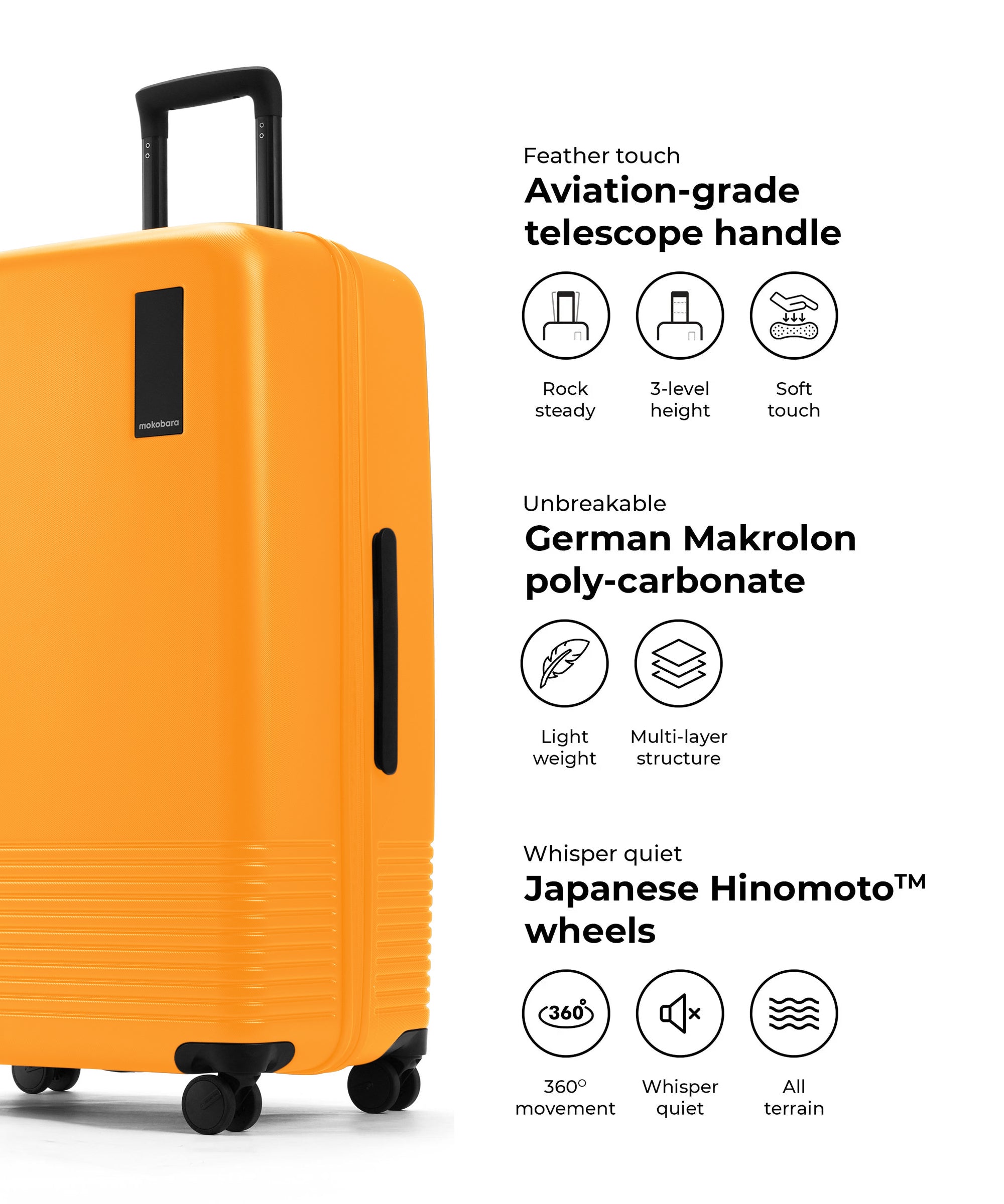 Color_Sunnyside Yellow | The Iconic Luggage_Set of 2(Check-in + Check-in Large)