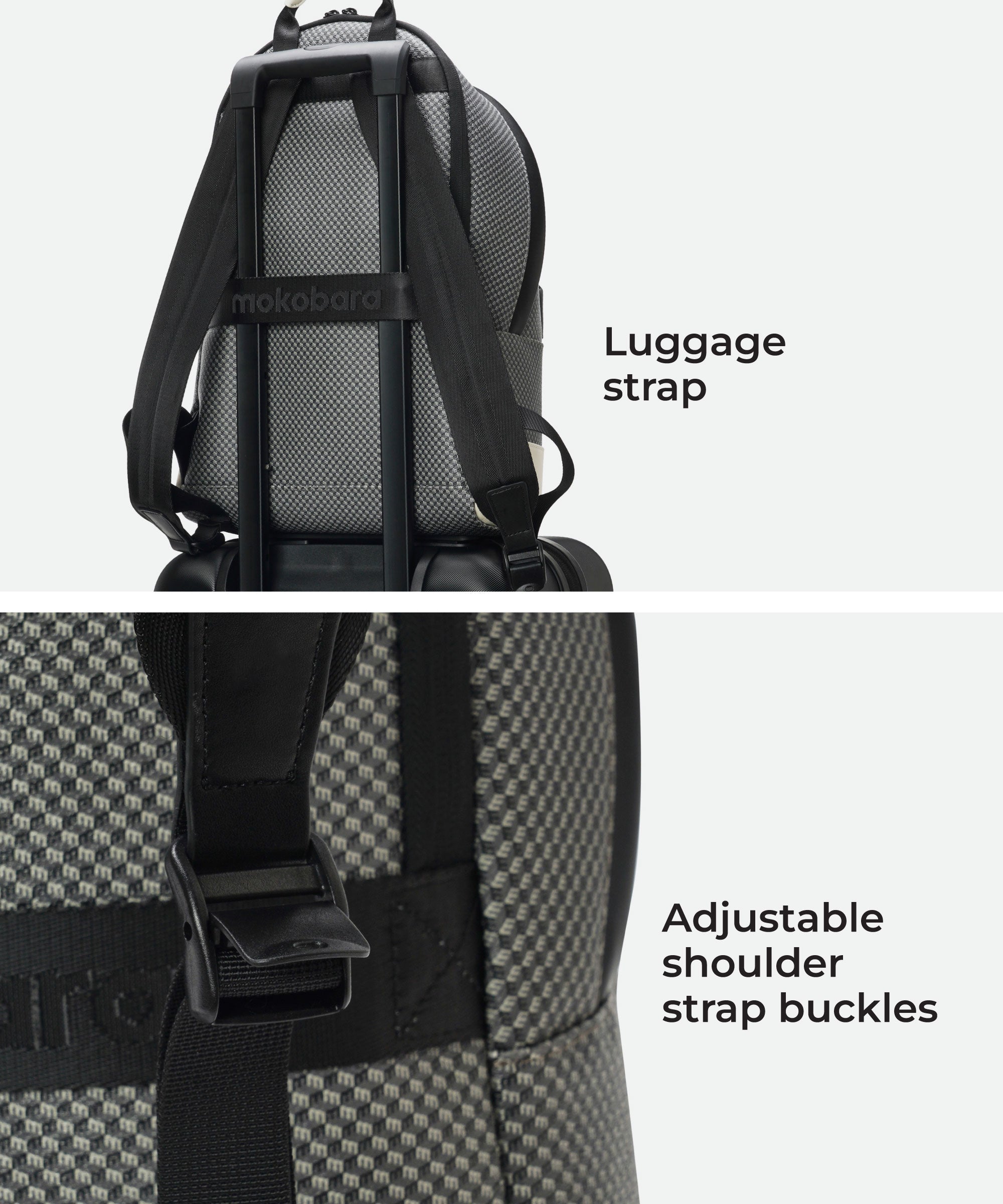 Color_Mokogram - Black Sesame | The Kickstreet Backpack