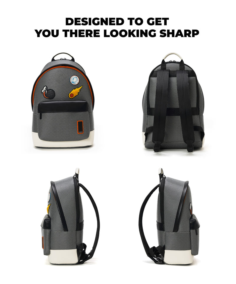 Color_Mokogram - Black Sesame | The Kickstreet Backpack - 21L