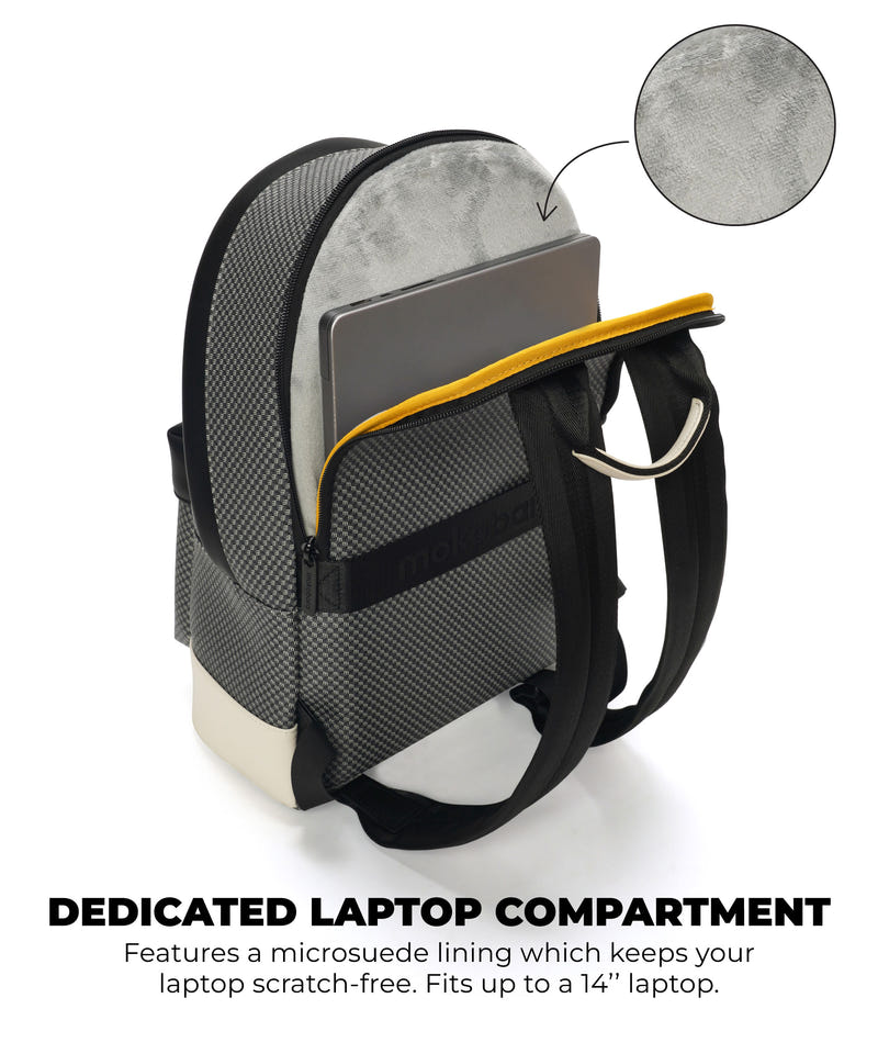 Color_Mokogram - Black Sesame | The Kickstreet Backpack - 21L