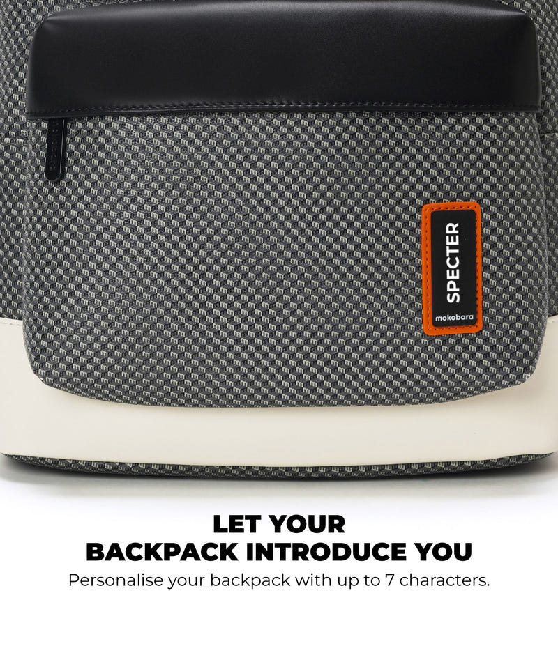 Color_Mokogram - Black Sesame | The Kickstreet Backpack - 21L