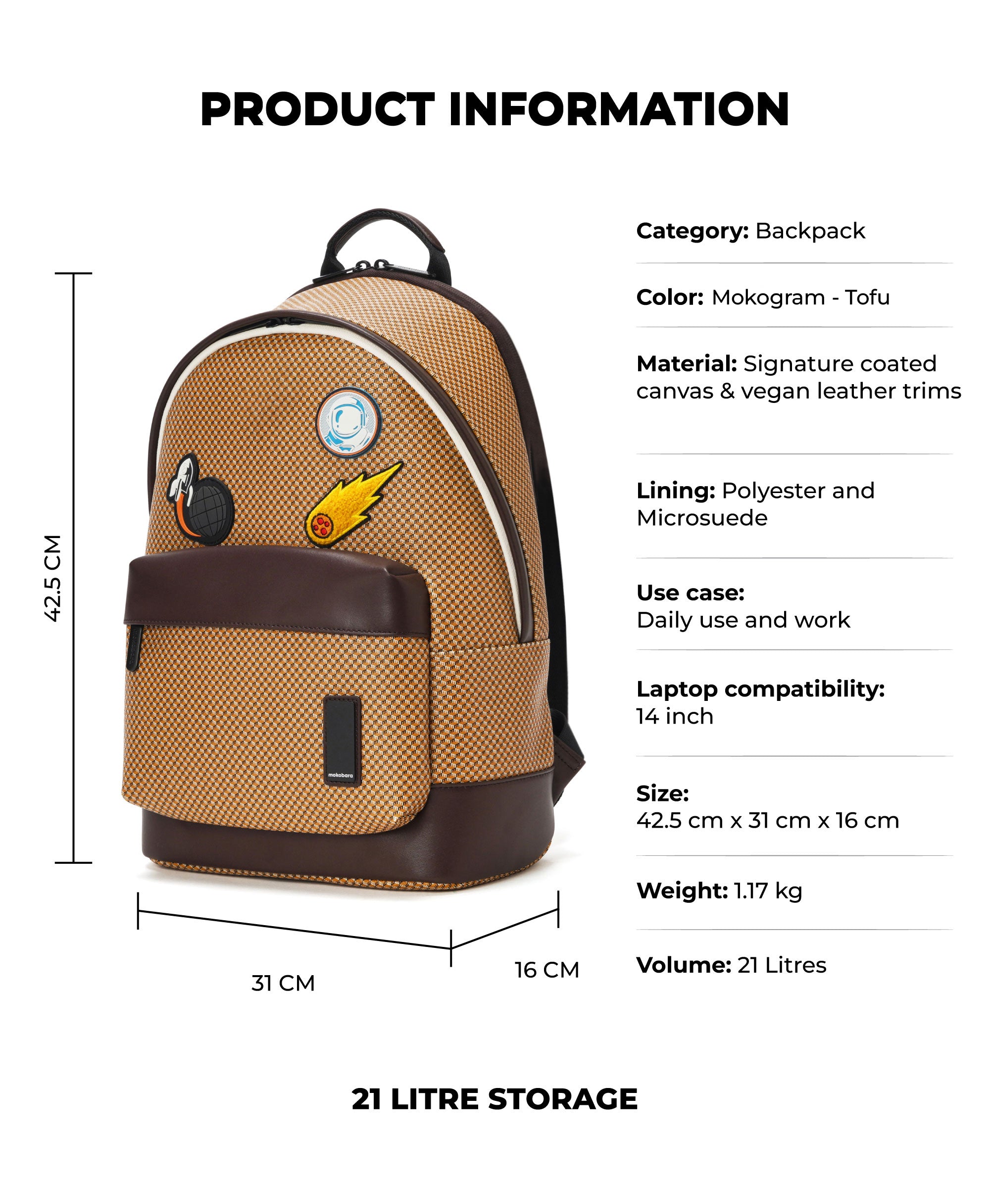 The Kickstreet Backpack - 21L