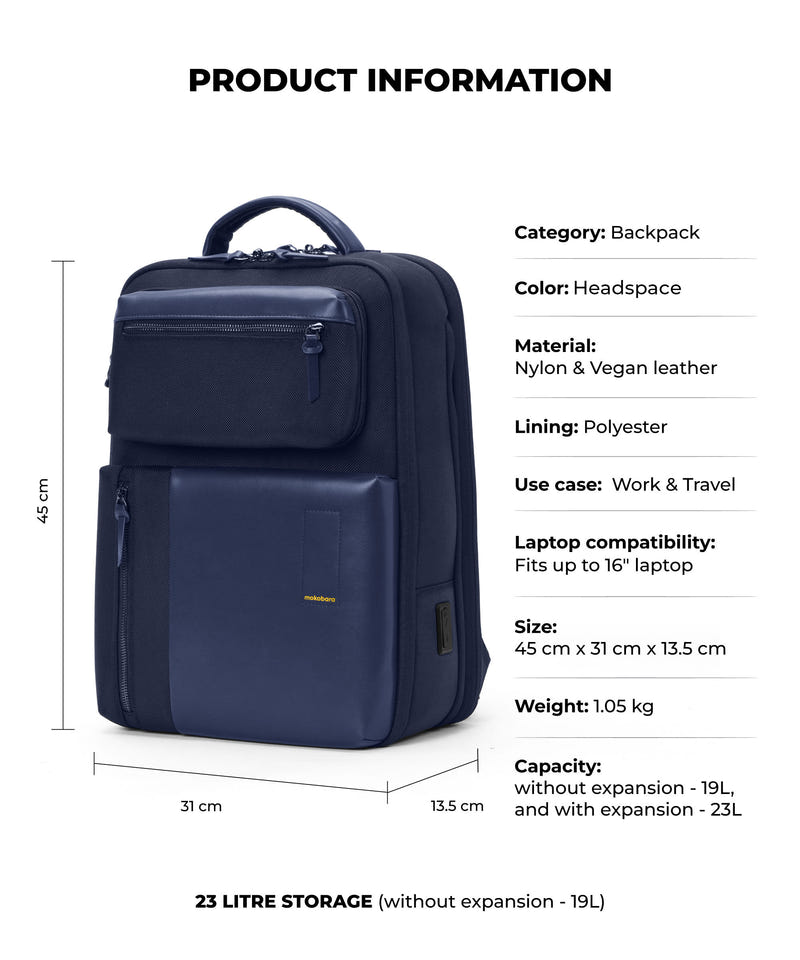 Color_Headspace | The Overnighter Backpack - 23L