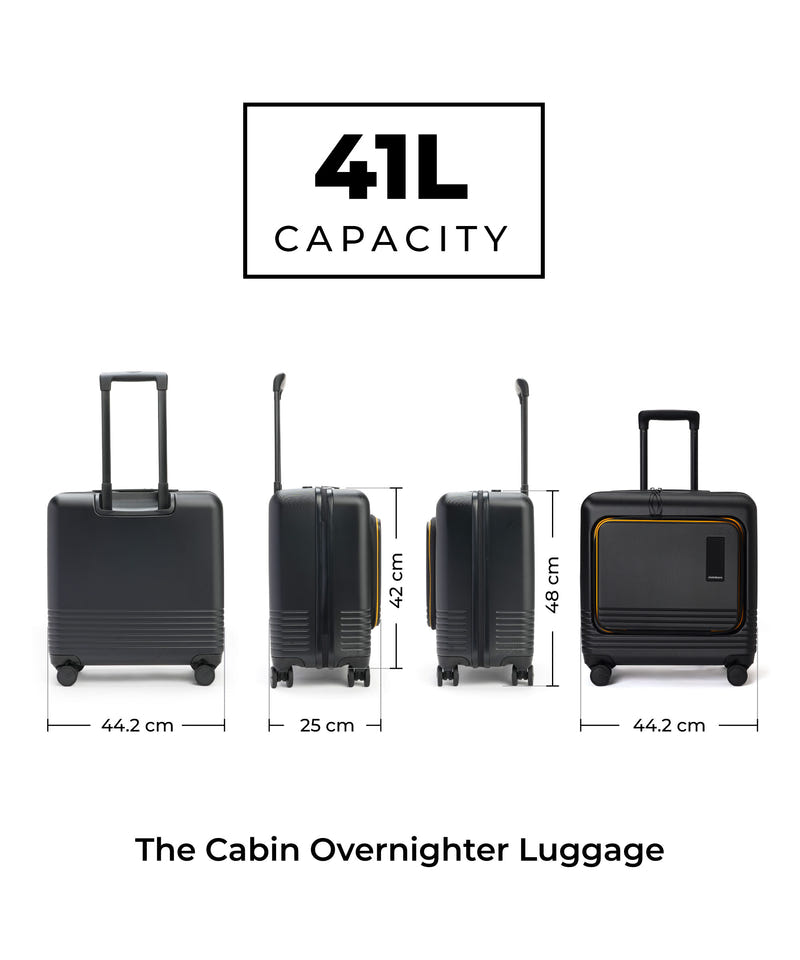 Color_Money Moves Sunray | The Cabin Overnighter Luggage (back up)