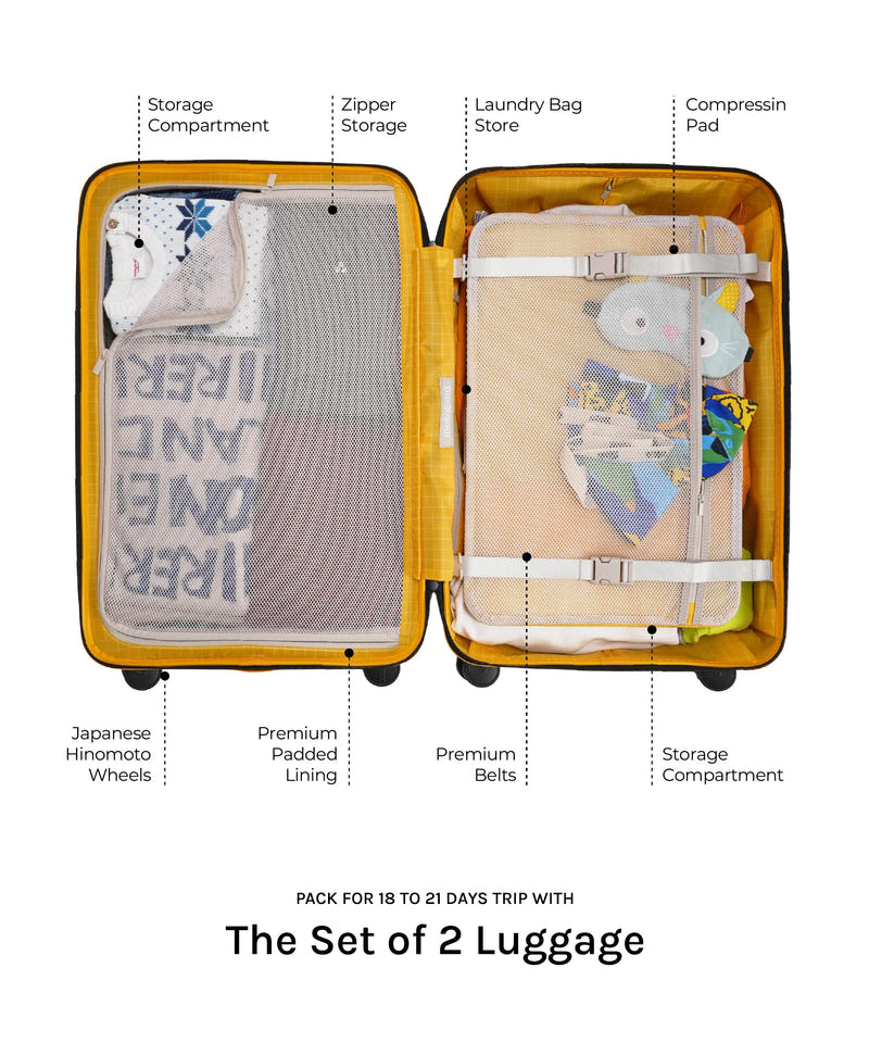 Set of 2 Luggage