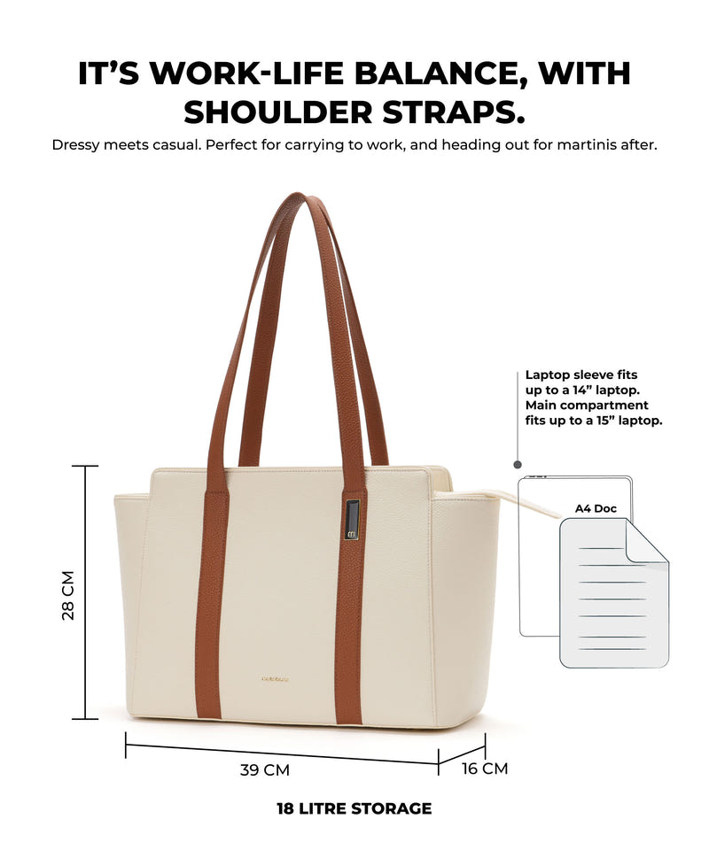 Color_Coconut Cream | The Sunflower Tote