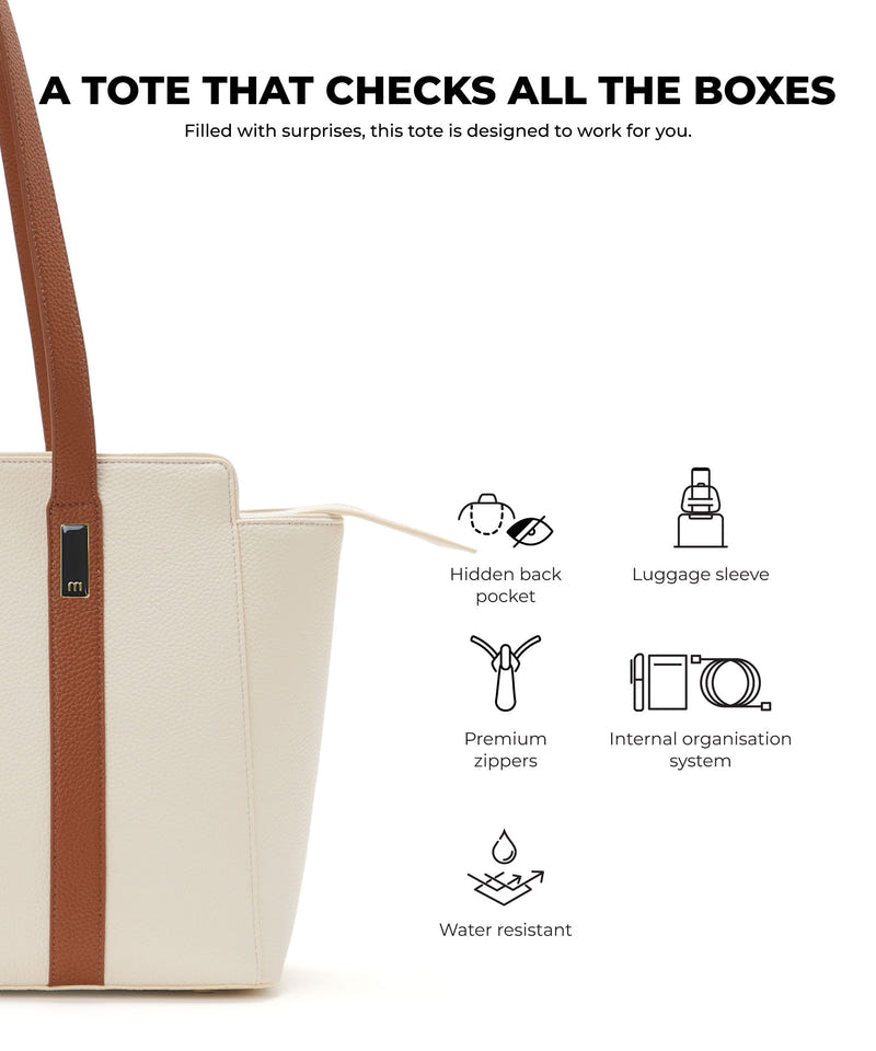 Color_Coconut Cream | The Sunflower Tote