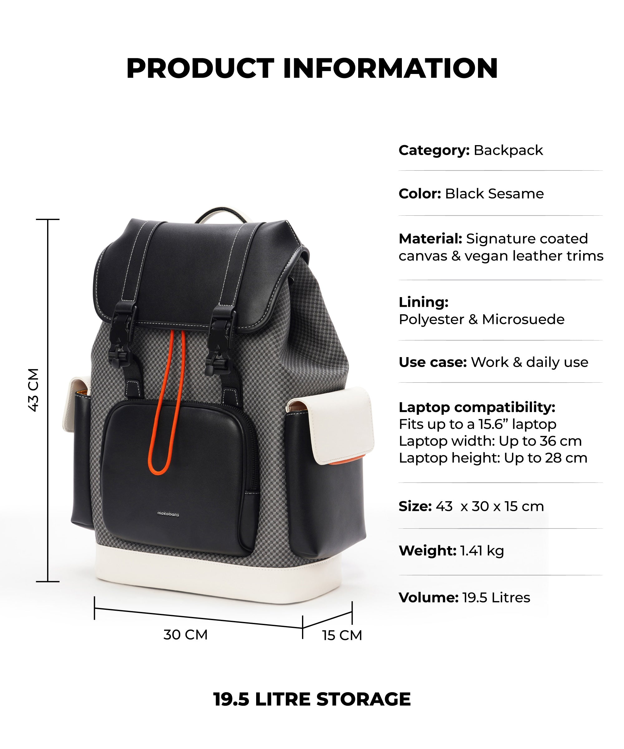 Color_Black Sesame | The Teriyaki Backpack