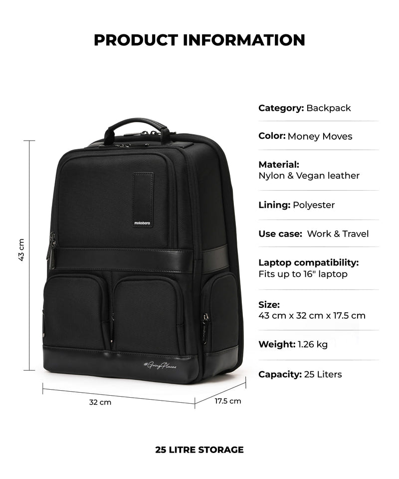 Color_Money Moves 2.0 | The Terra Work Backpack - 25L