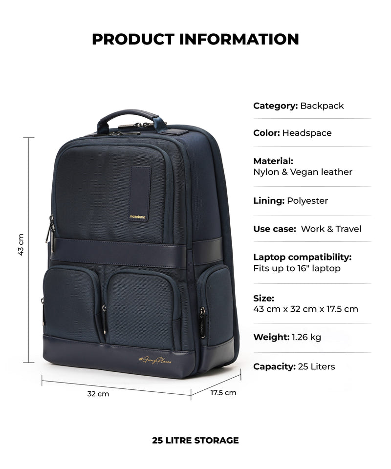 Color_Headspace | The Terra Work Backpack - 25L