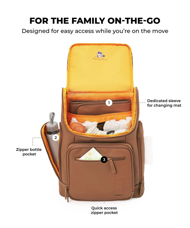 Color_Beach Baby | The Tinker Diaper Backpack - 23L
